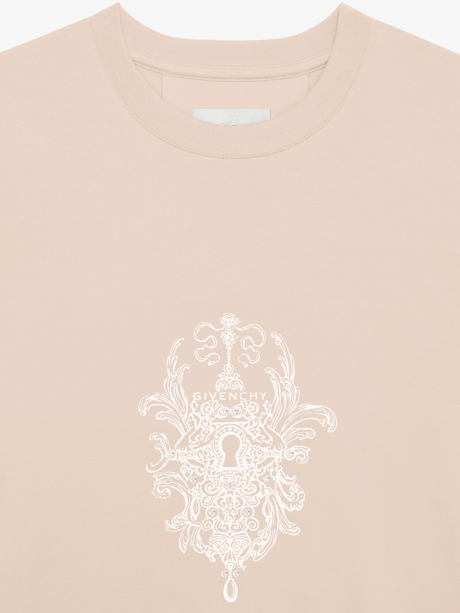 コットン Tシャツ ラインストーン付き - スキン | GIVENCHY JP 