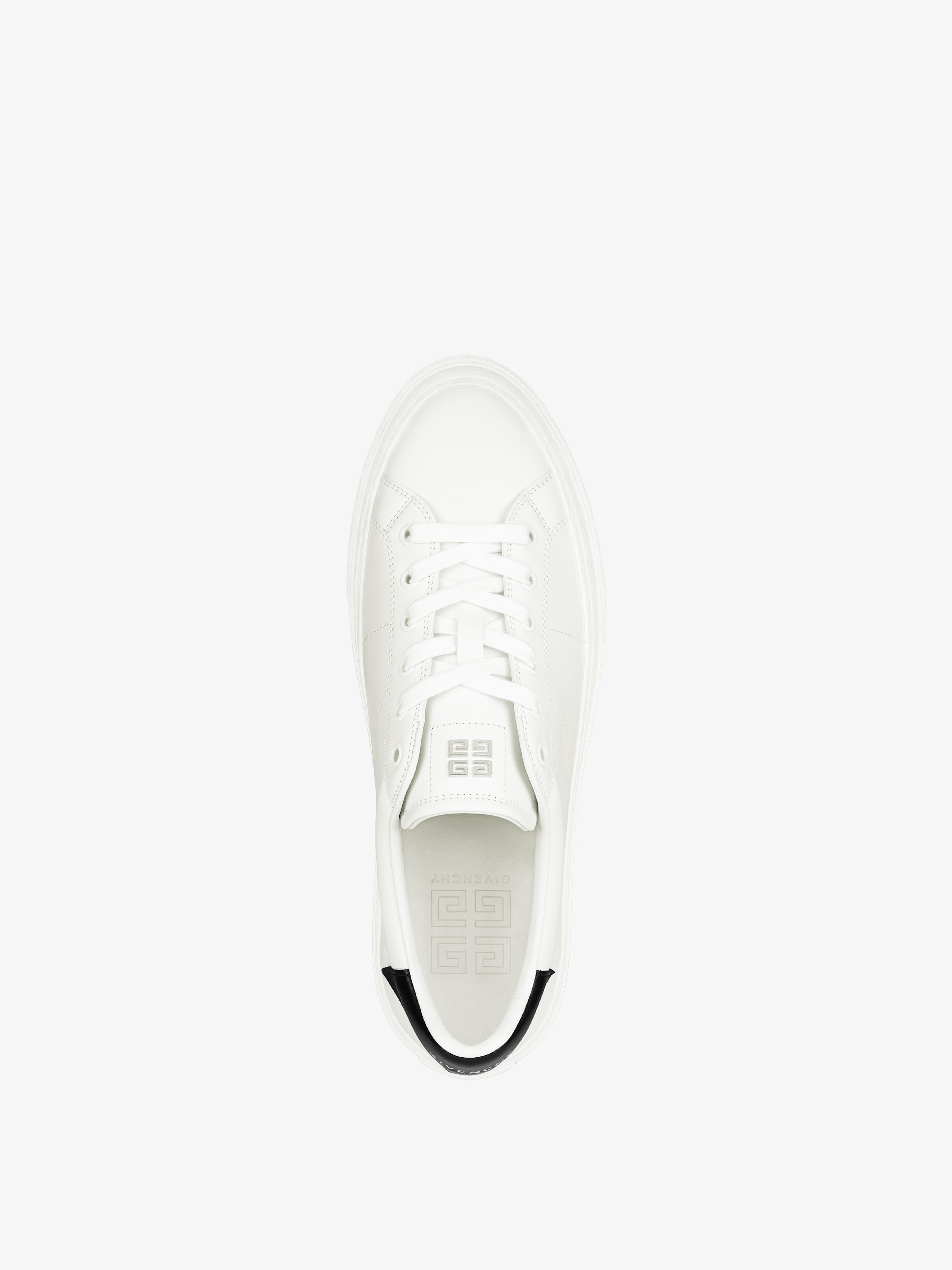 City Sport sneakers in leather - white/black