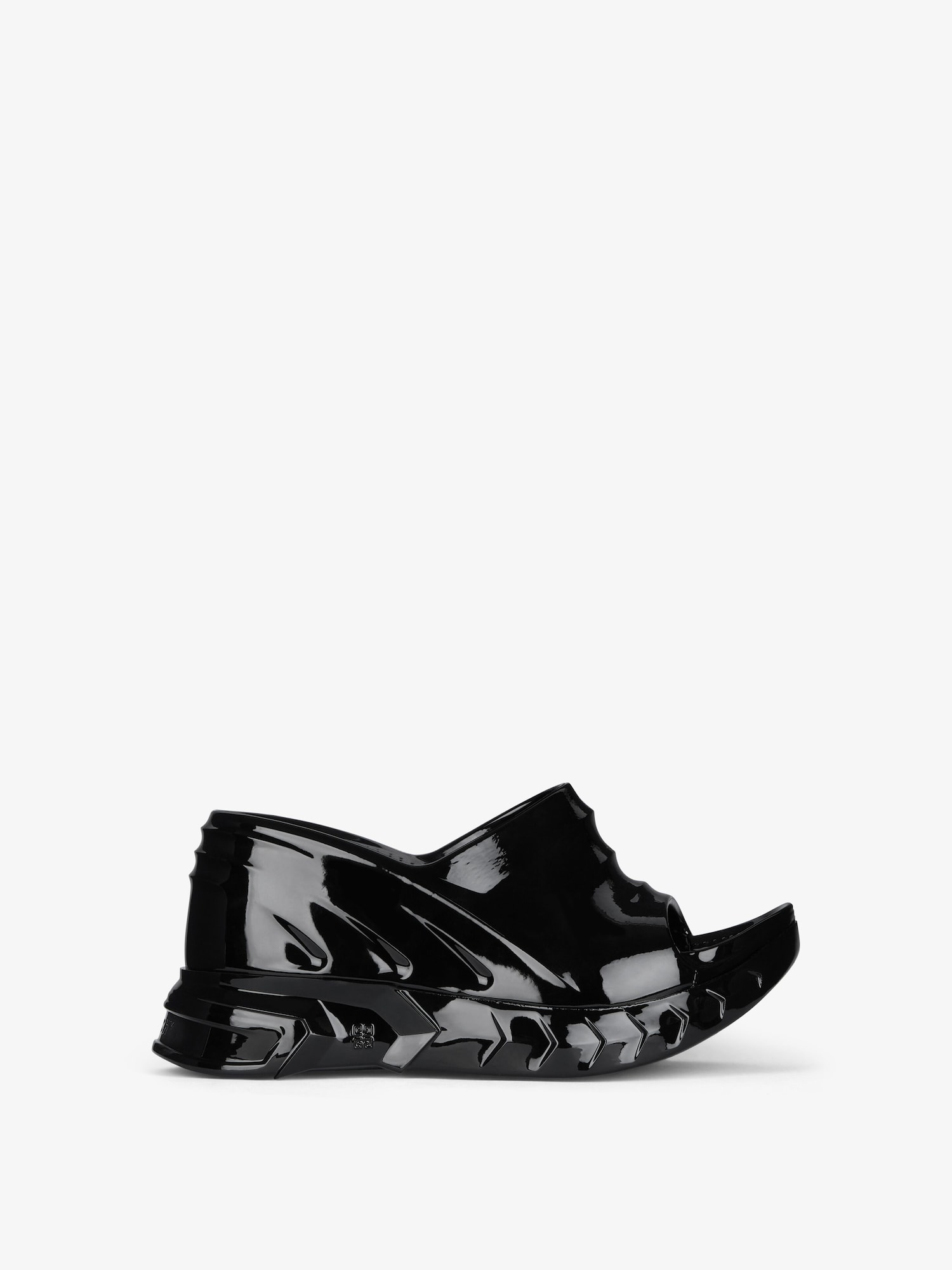 マシュマロ ウェッジサンダル - ブラック | GIVENCHY JP
