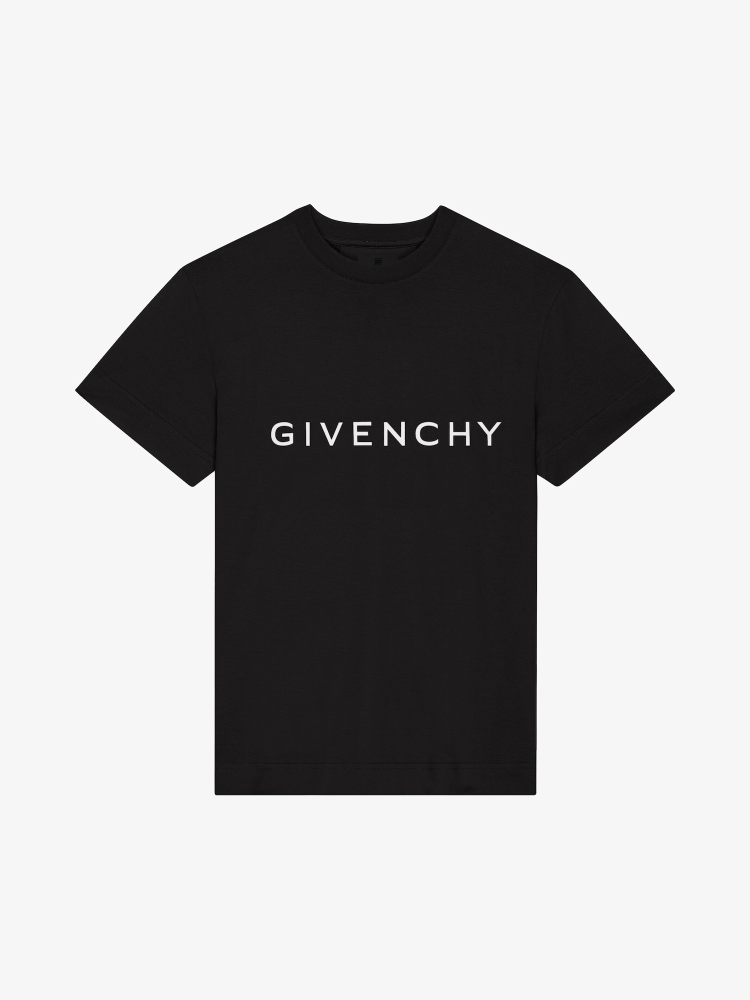 GIVENCHY Archetype slim fit t-shirt in cotton - black | Givenchy