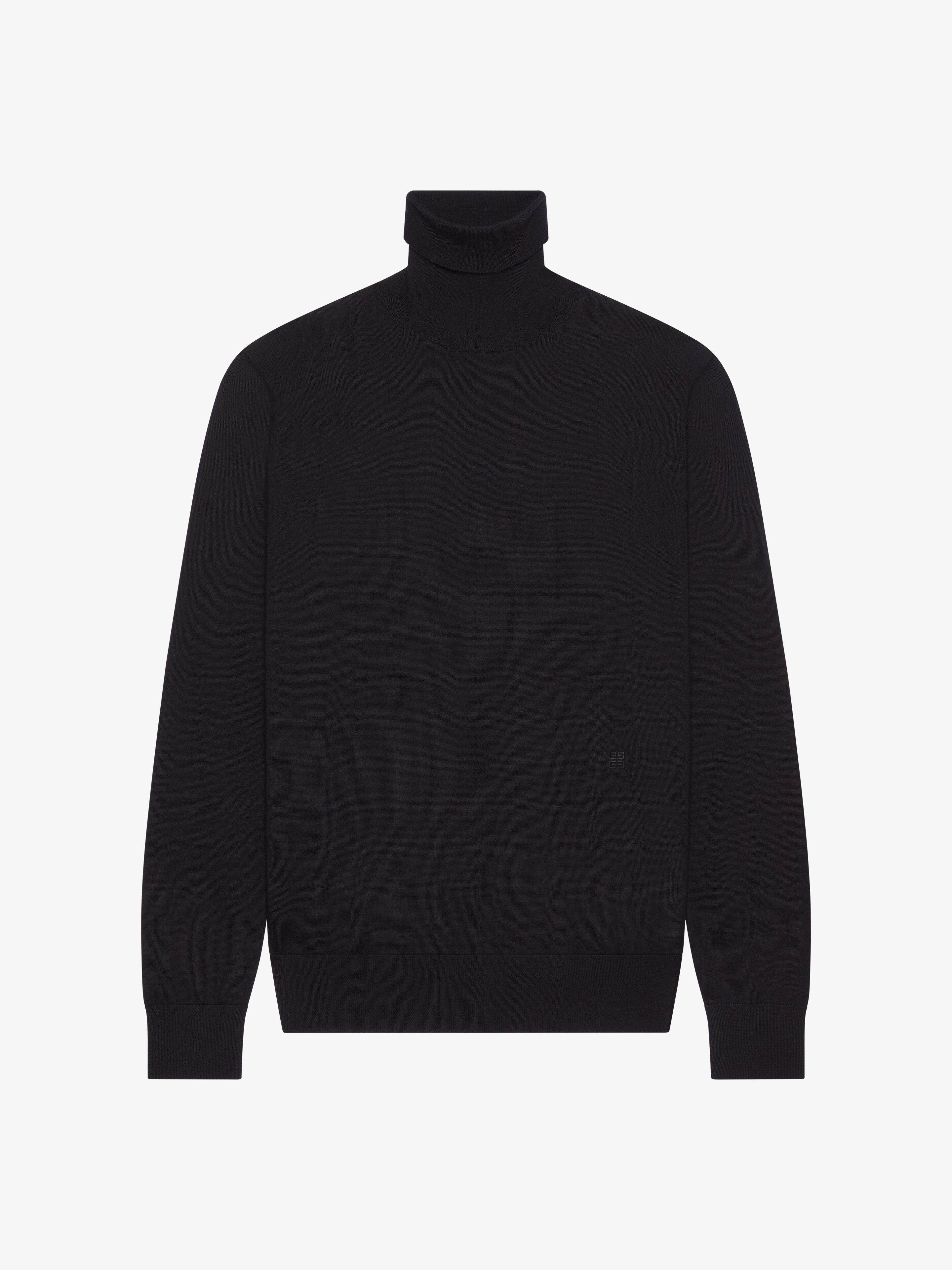 Givenchy - Pull À Col Roulé En Laine Et Cachemire - Noir - pour Homme - Taille : M