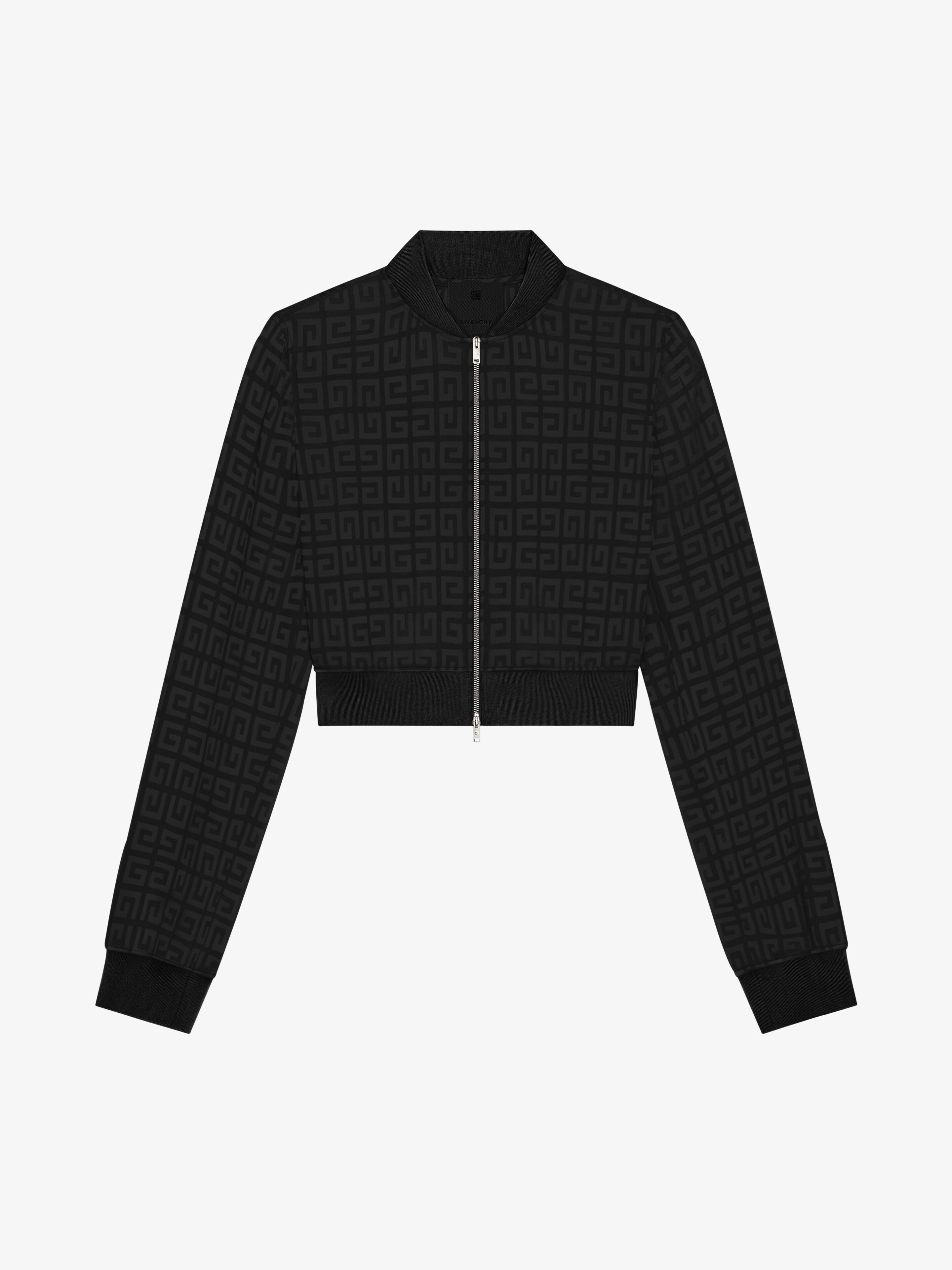 Givenchy - For Women - Bomber In 4G Jacquard - Black - For Women - Size: 34
