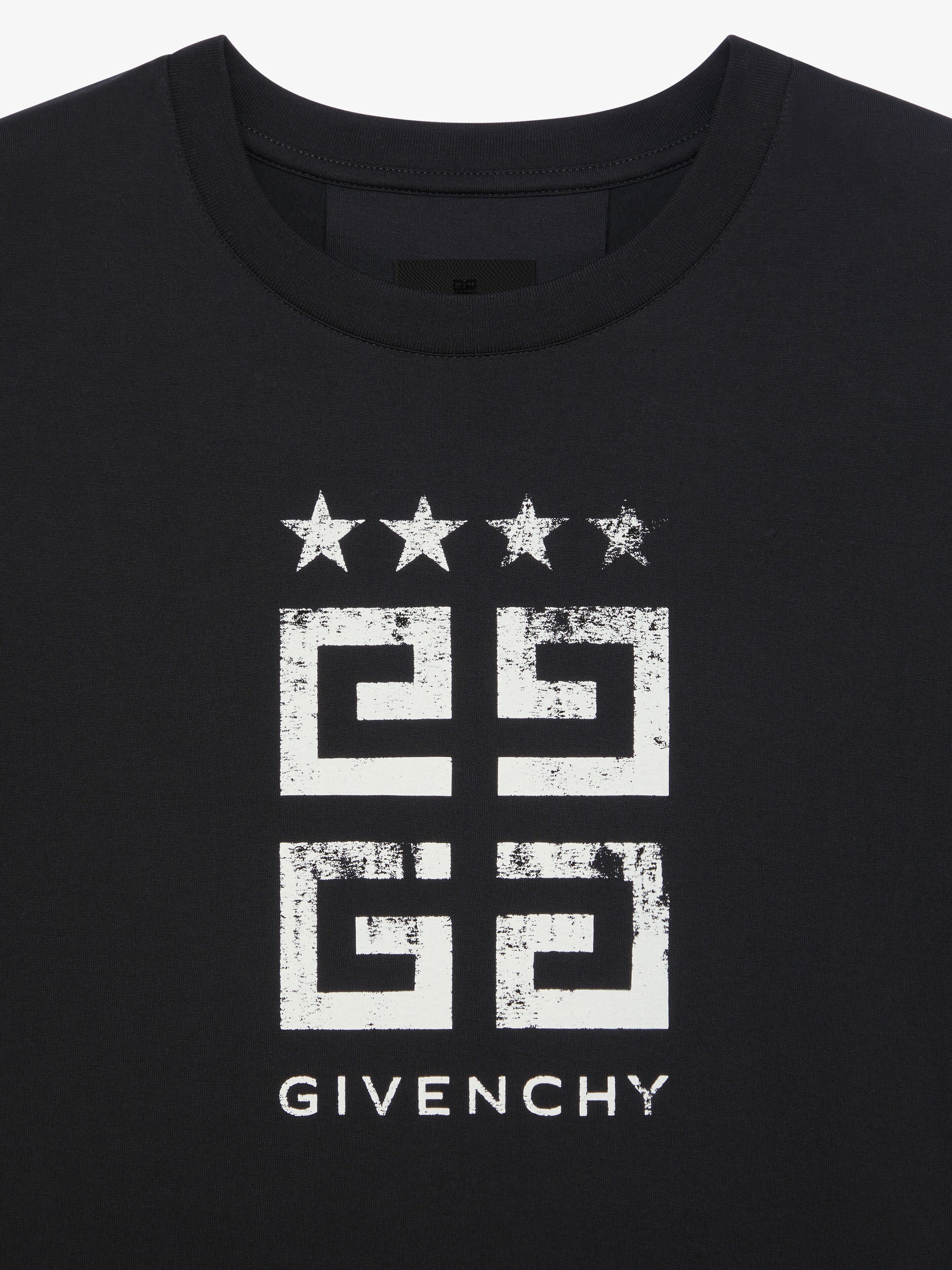 4Gスター スリムフィットTシャツ - ブラック | GIVENCHY JP