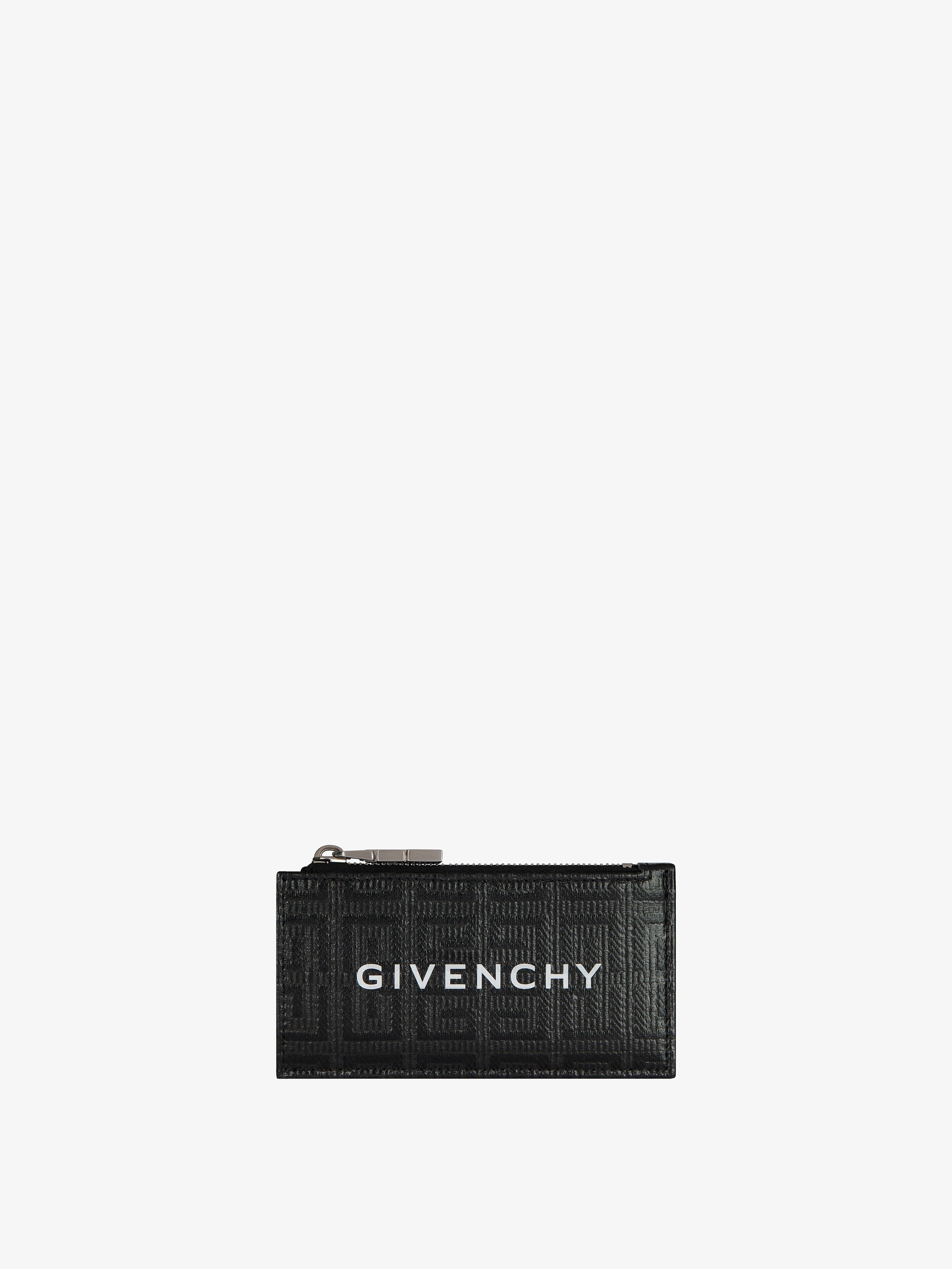 Givenchy - Porte-cartes Zippé En Toile Enduite 4G - pour Homme
