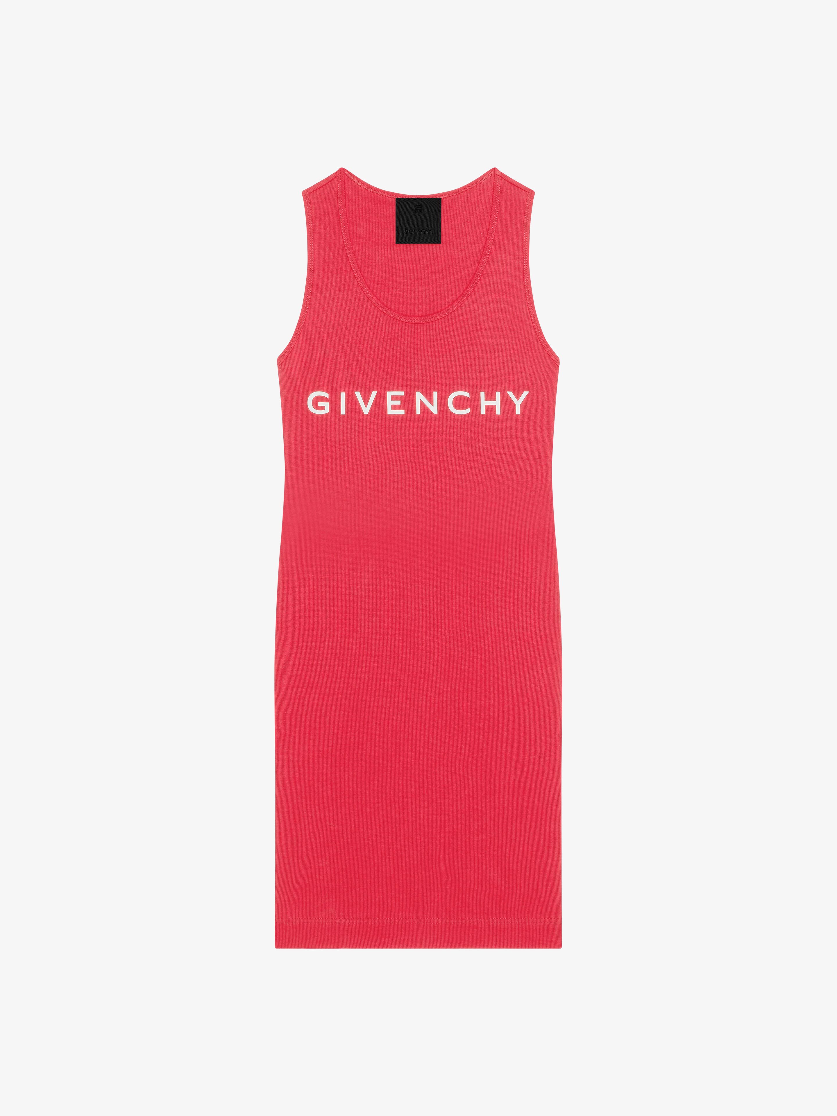 GIVENCHY Archetype tank dress in jersey in - raspberry | Givenchy US