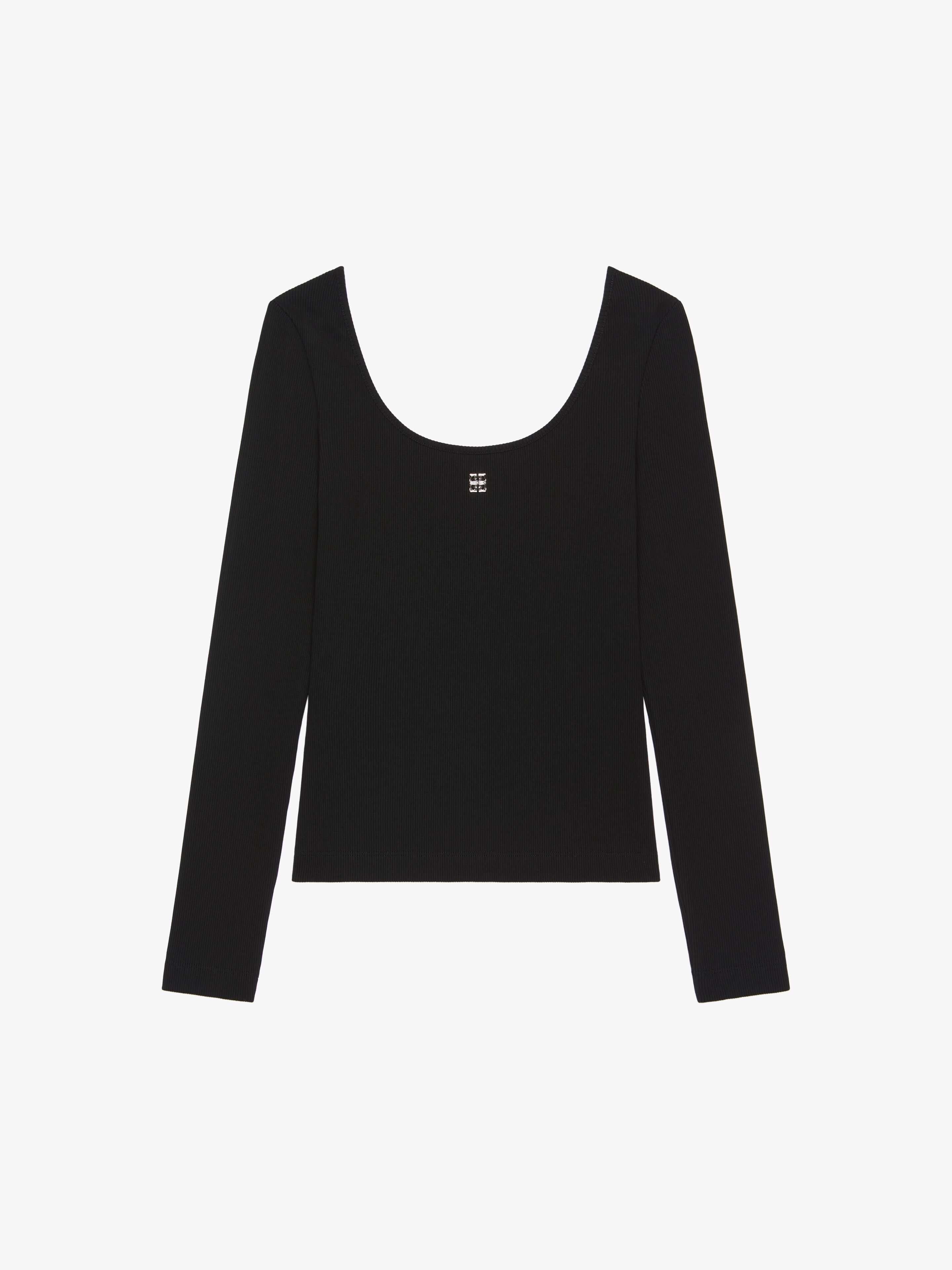 Shop Givenchy Slim Fit Top In Cotton With 4g Liquid Detail