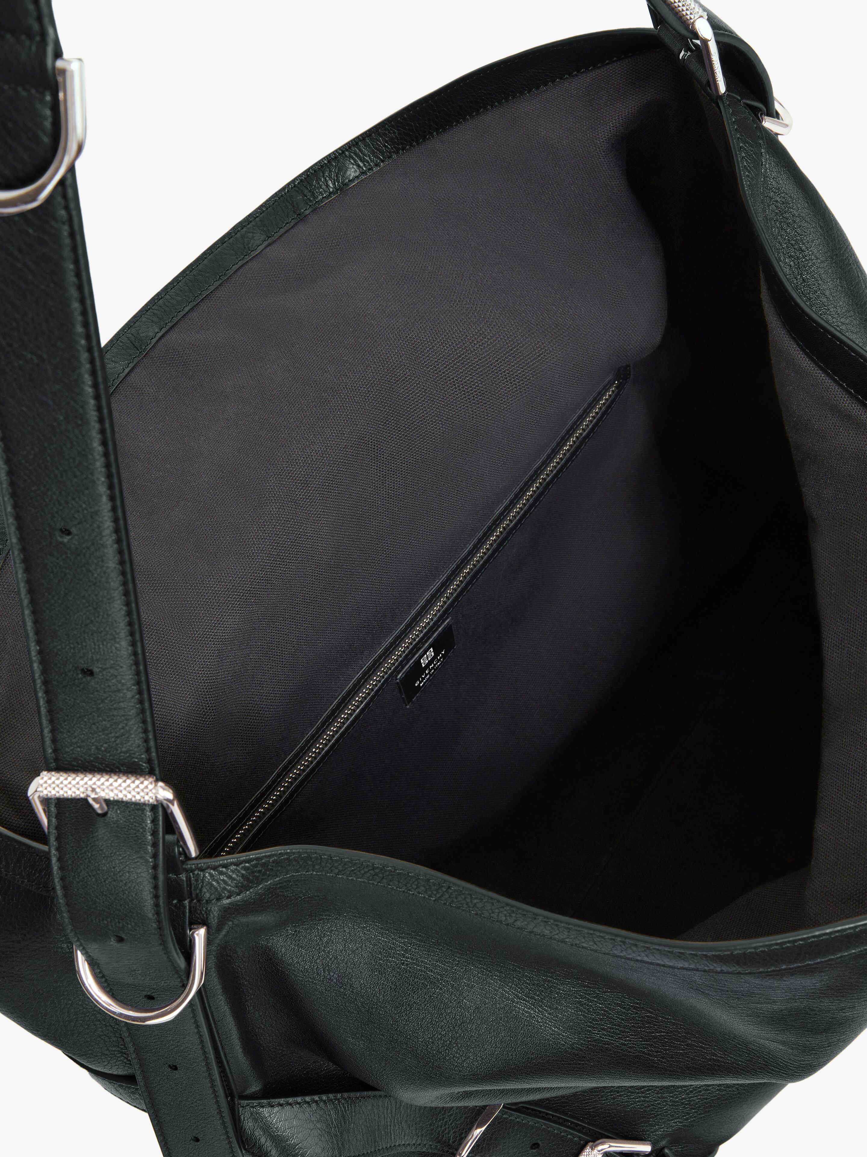 Large Voyou bag in grained leather in - black | Givenchy US Large Voyou bag in grained leather in - black | Givenchy US
