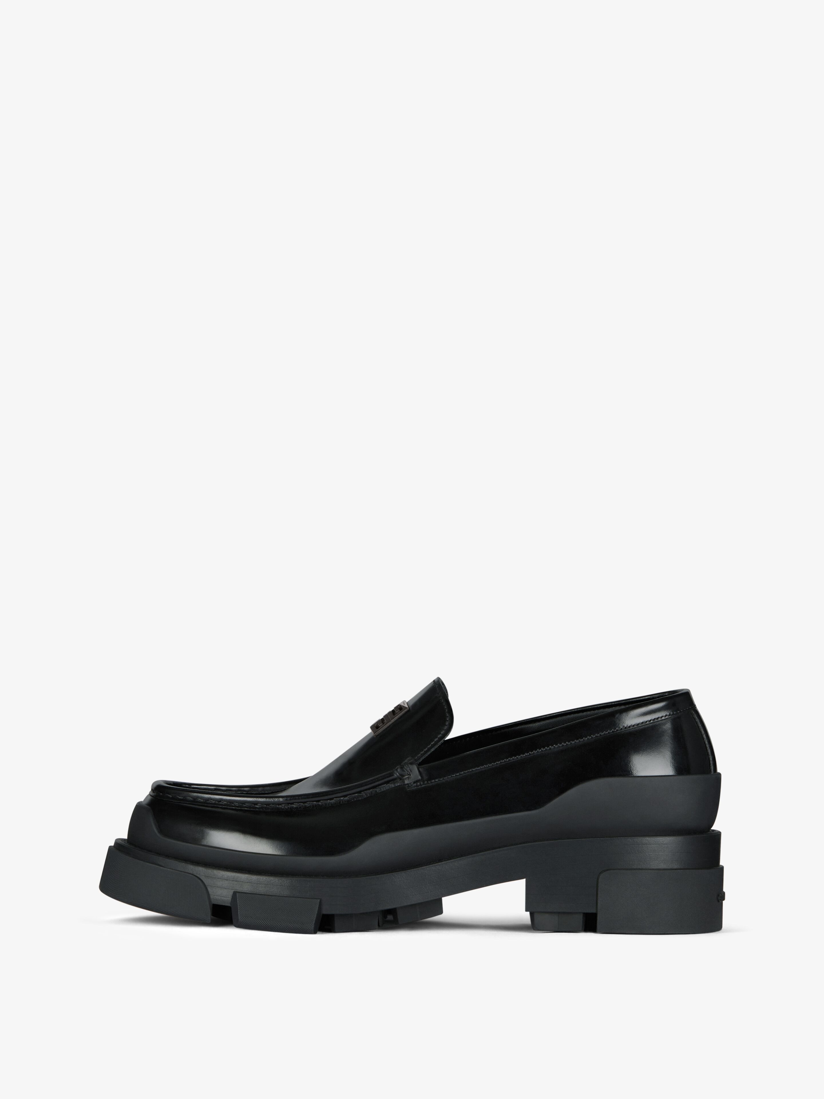 Terra loafer in brushed leather in - black | Givenchy US Terra loafer in brushed leather in - black | Givenchy US