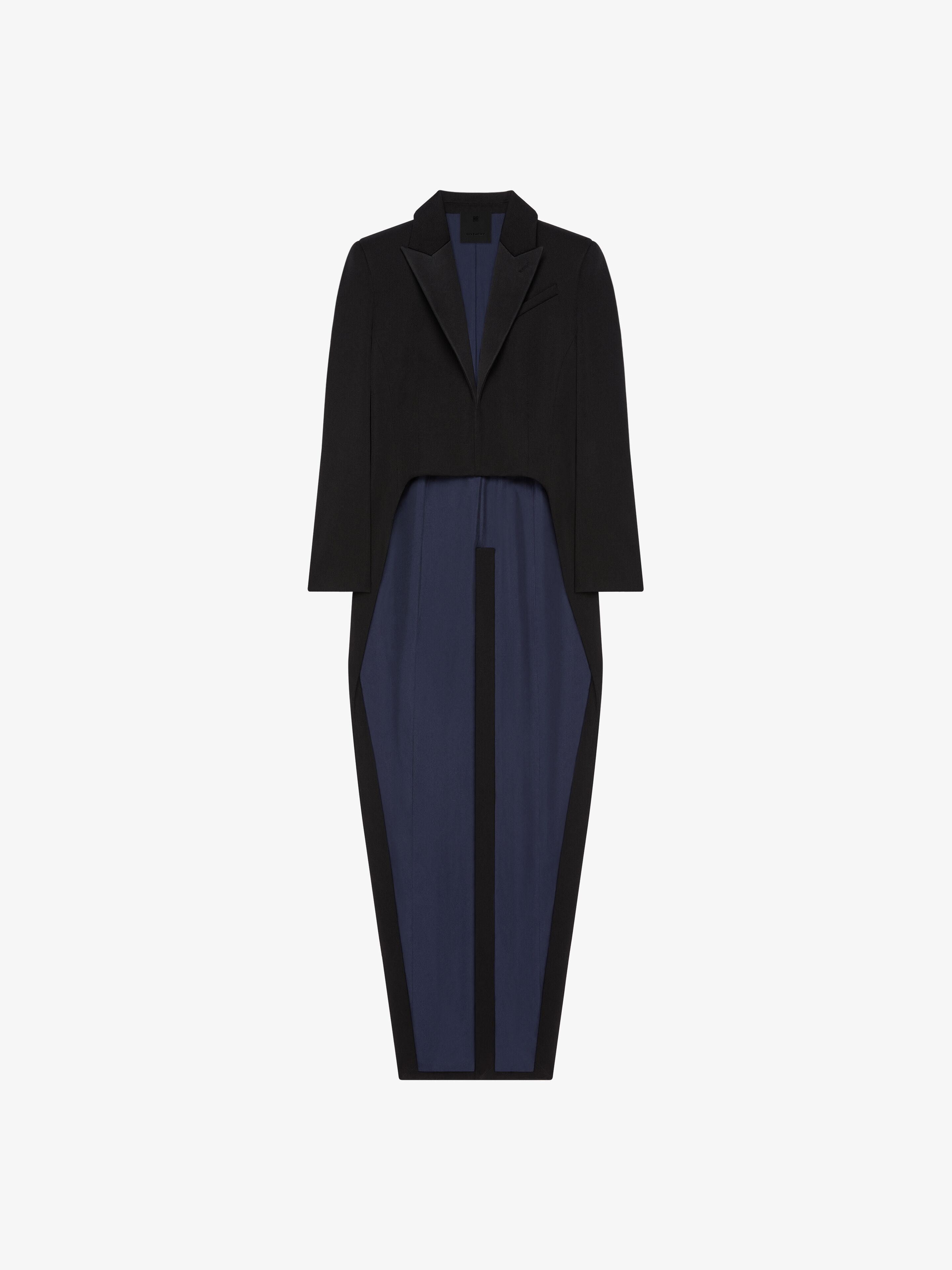 Shop Givenchy Slim Fit Tailcoat Jacket In Wool In Black