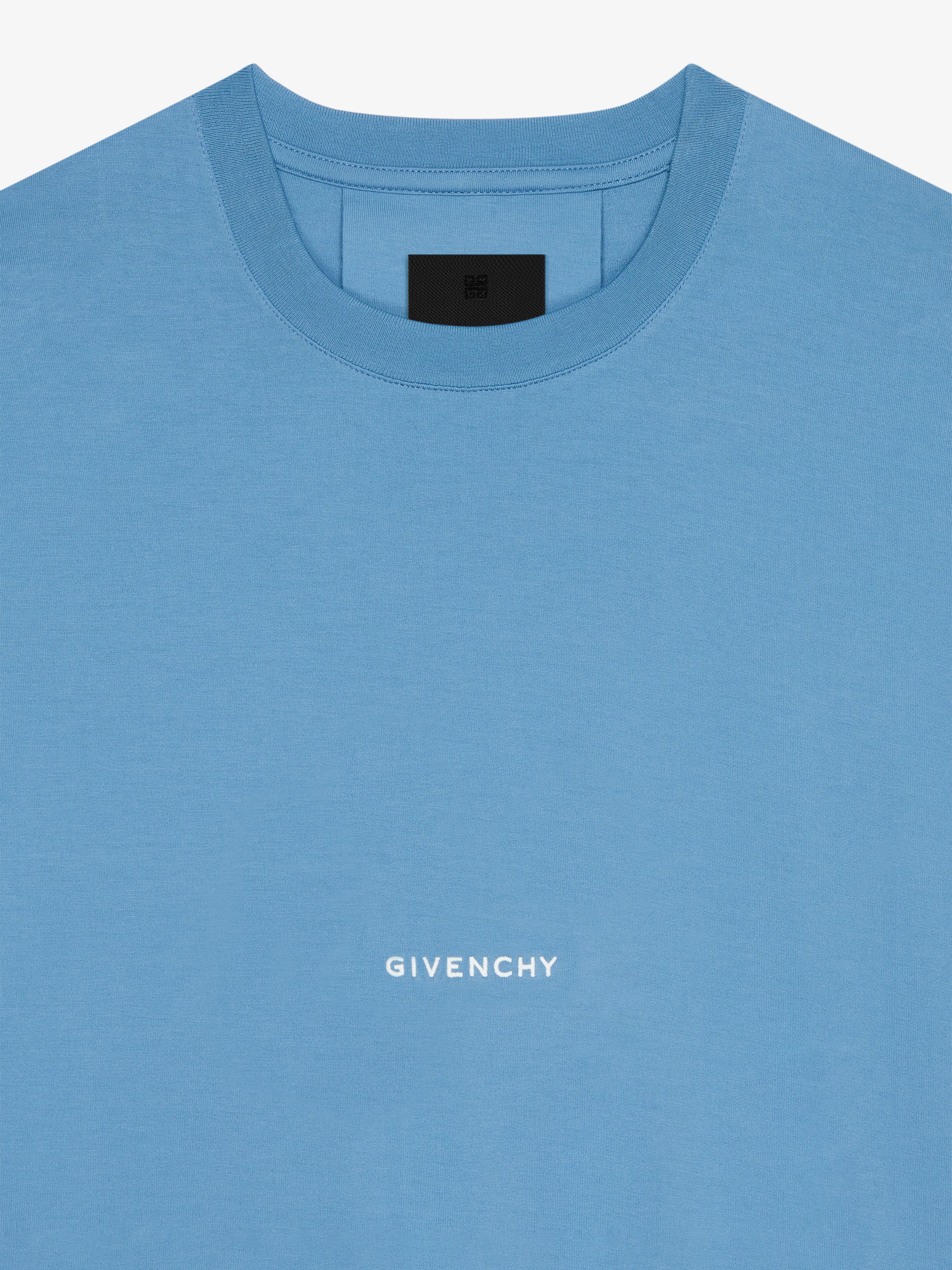 T-shirt in cotton GIVENCHY Sun Stars - steel blue