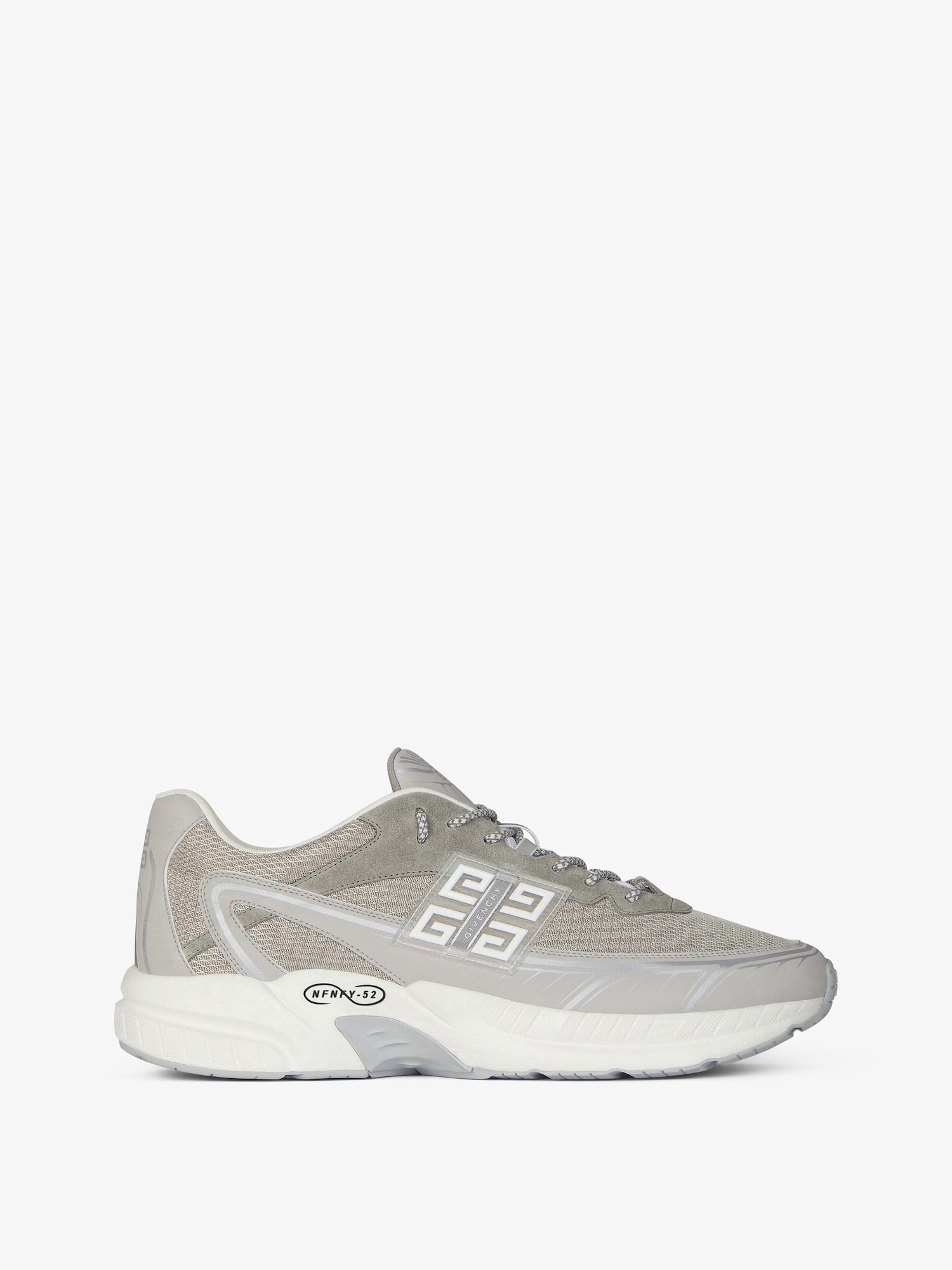 NFNTY-52 Sneakers in suede and mesh in - light grey | Givenchy US