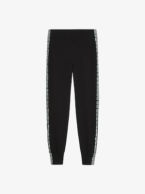 GIVENCHY 4G slim fit jogger pants with tag effect bands