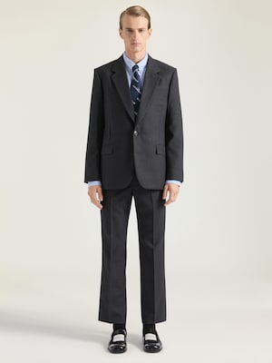 Veste simple boutonnage en flanelle