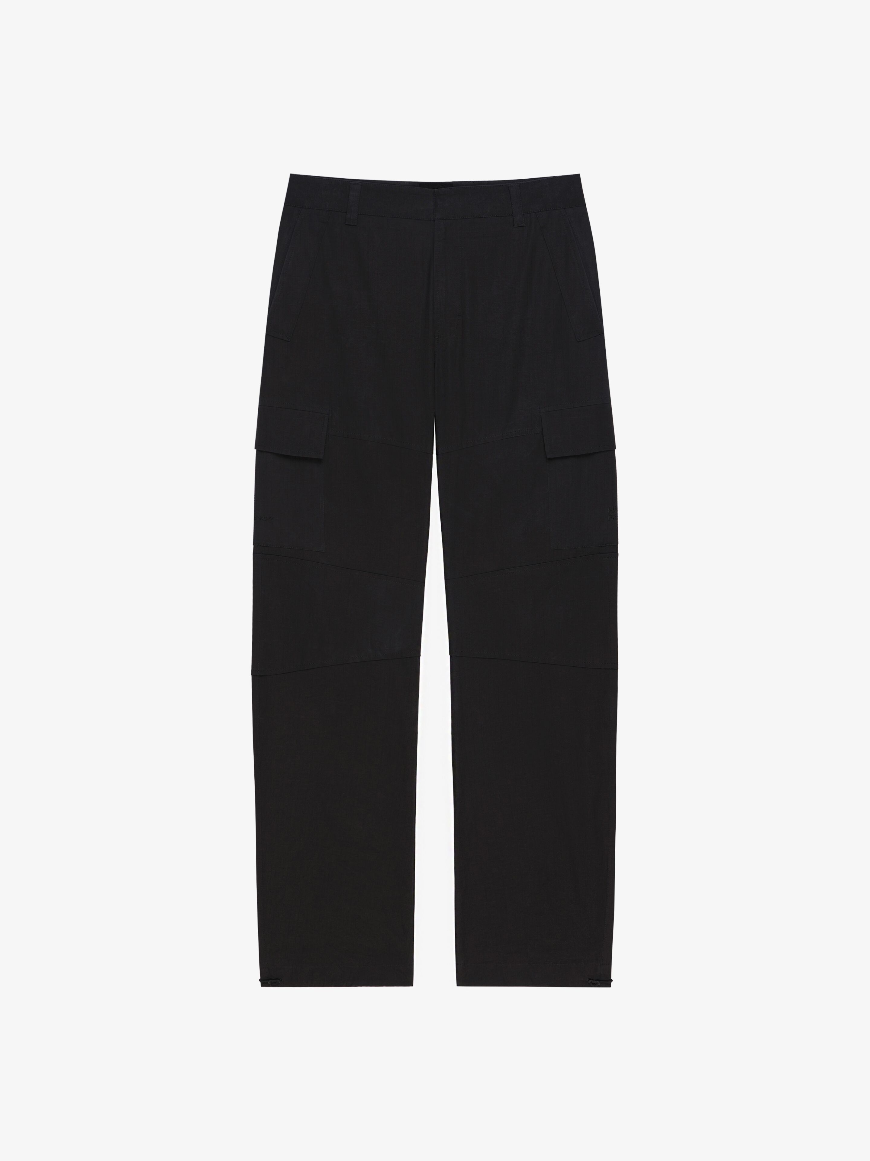 Shop Givenchy Cargo Pants In Cotton In Black