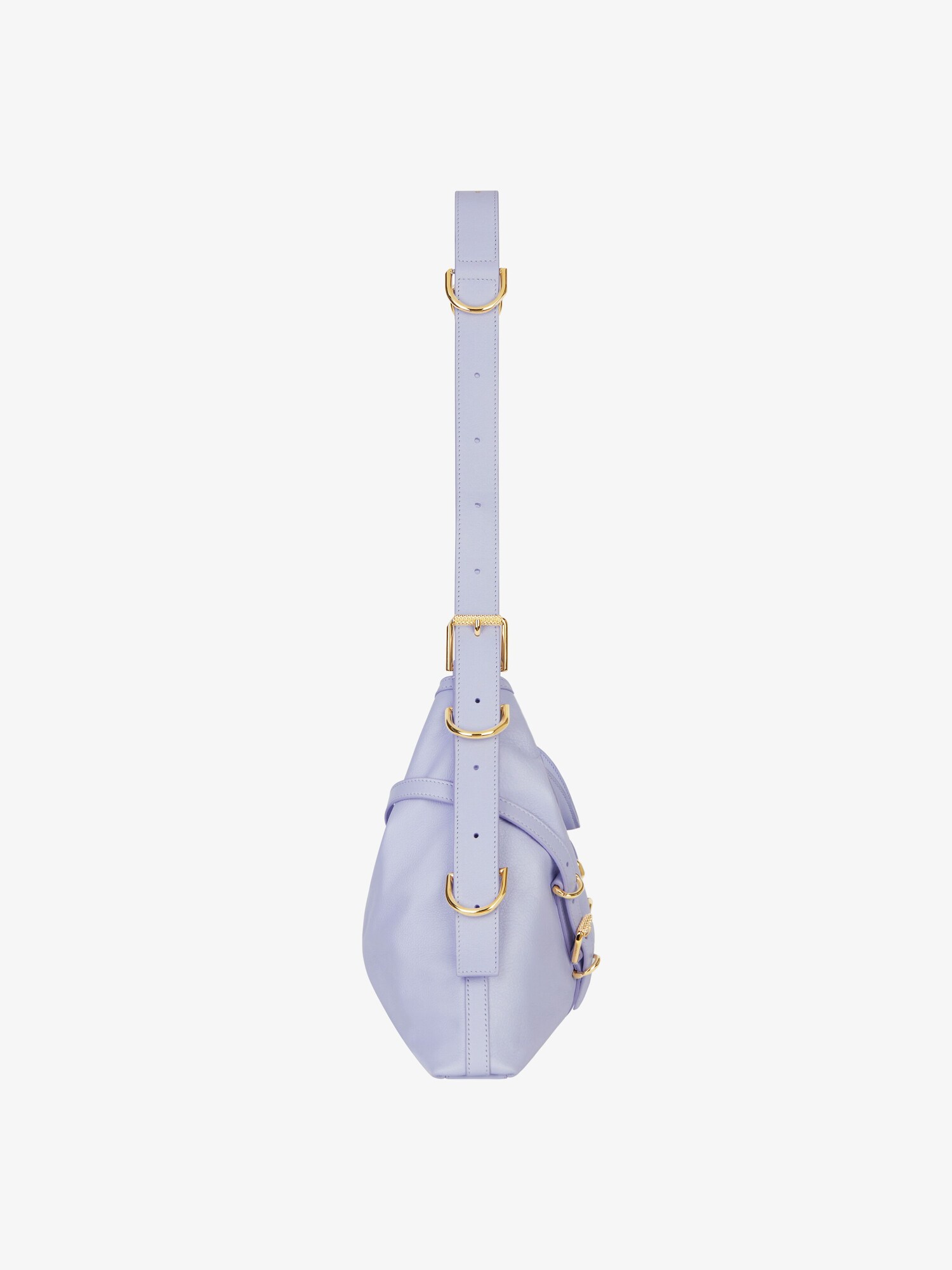 Medium Voyou bag in leather - lavender | Givenchy US