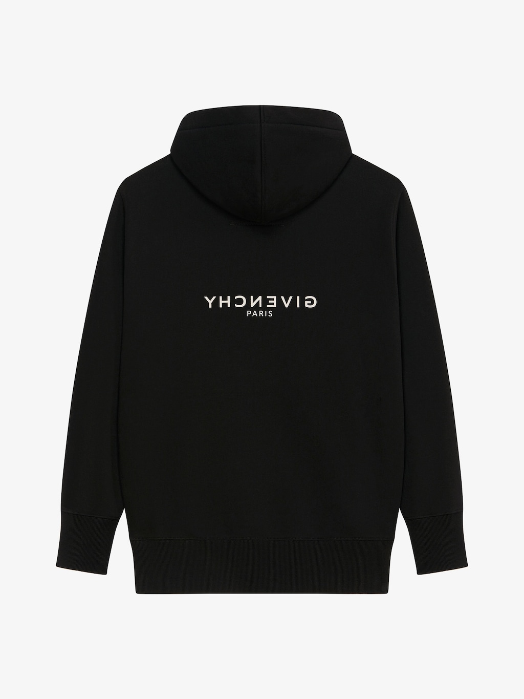 GIVENCHY Reverse hoodie in fleece - black | Givenchy