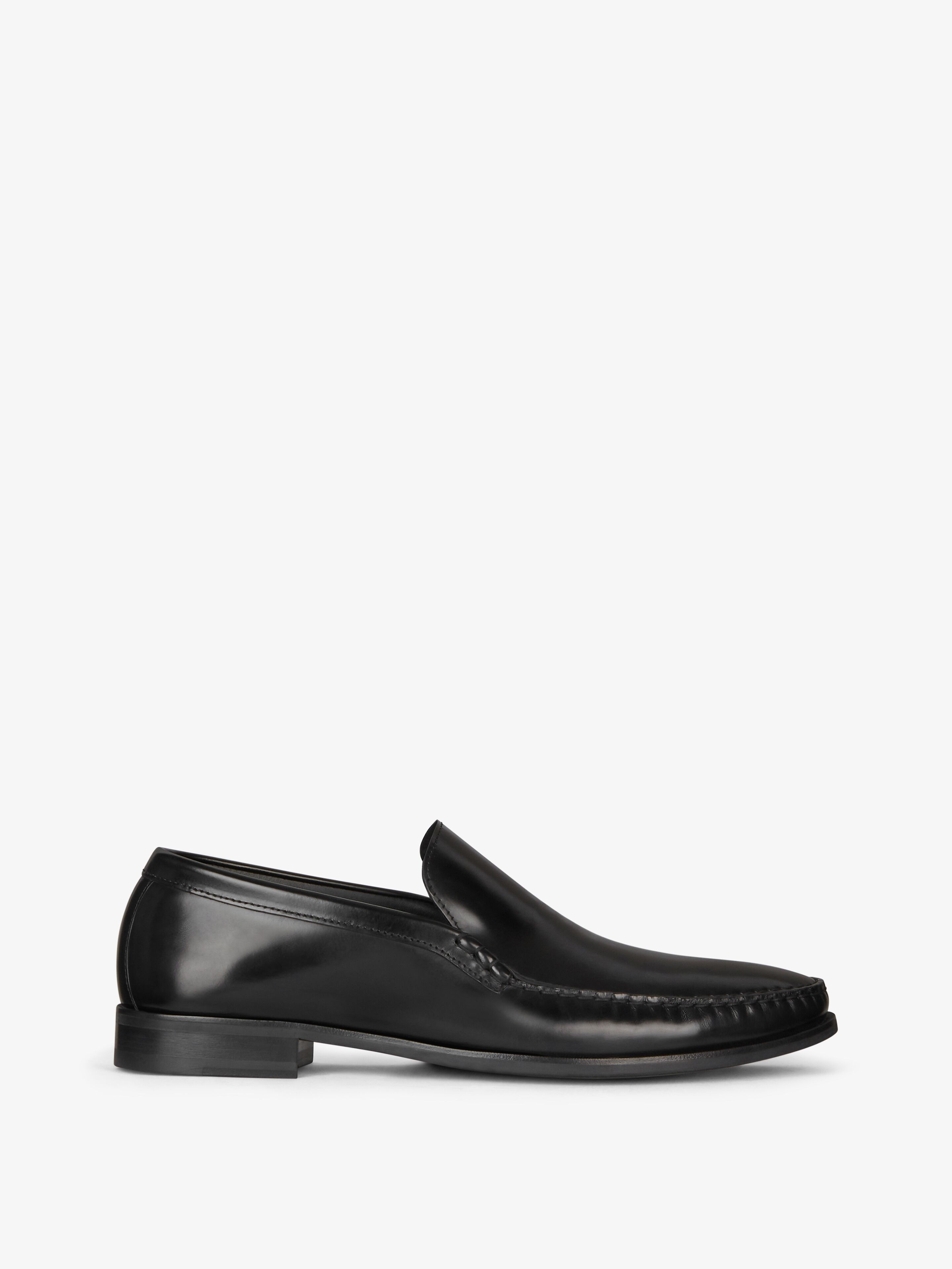 Shop Givenchy 60's Loafers In Leather In Black