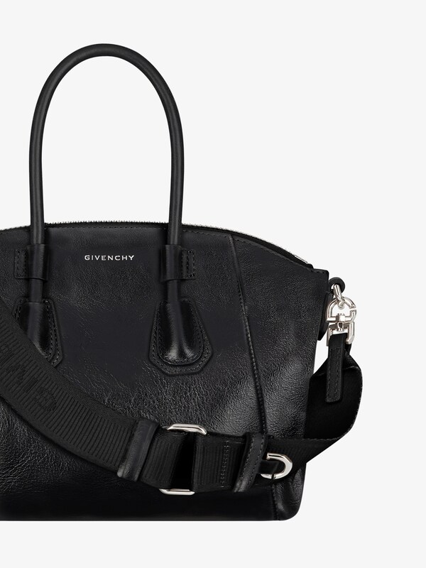 Mini Antigona Sport bag in leather black Givenchy US
