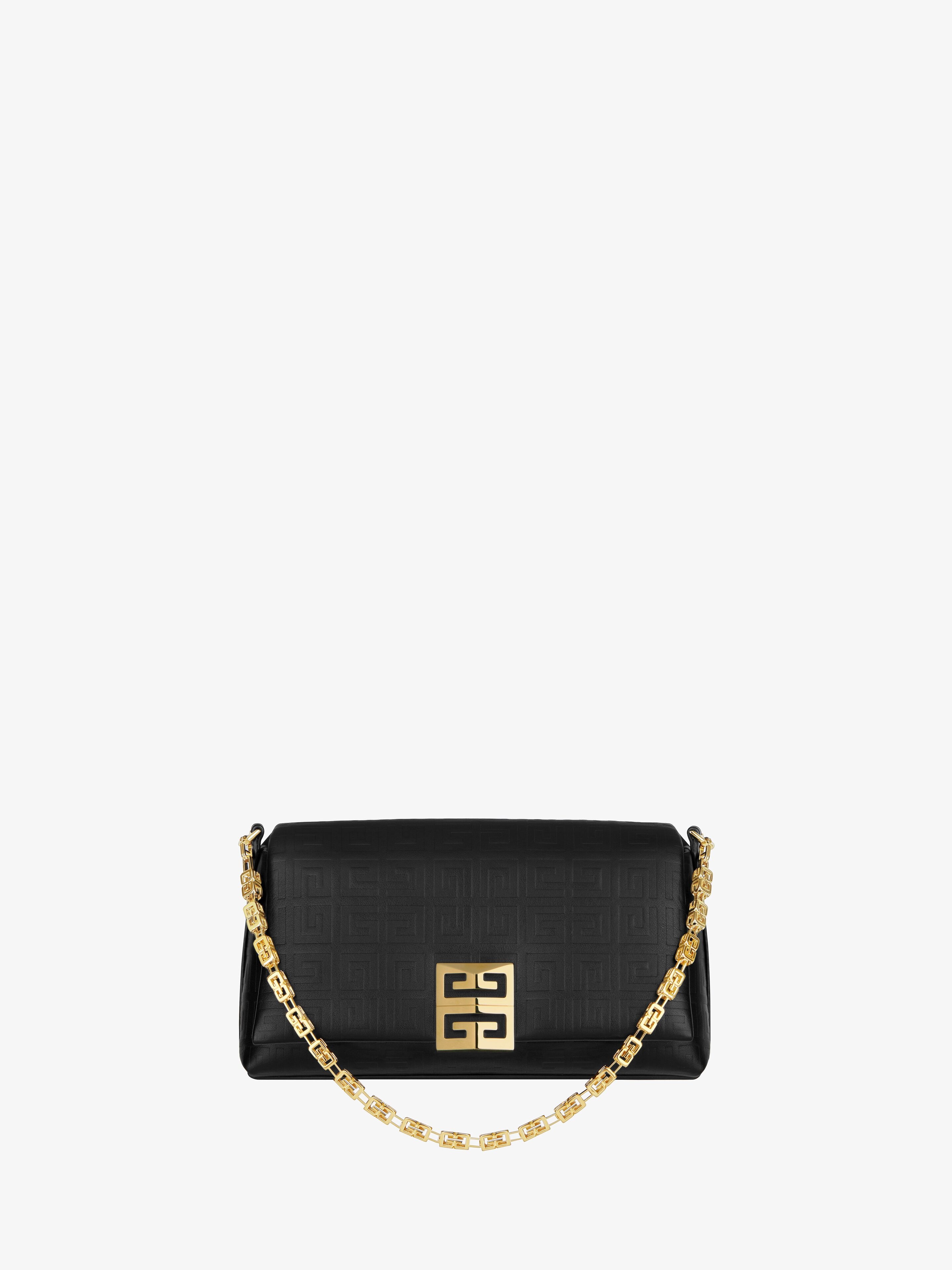Shop Givenchy Small 4g Soft Bag In 4g Leather In Multicolor