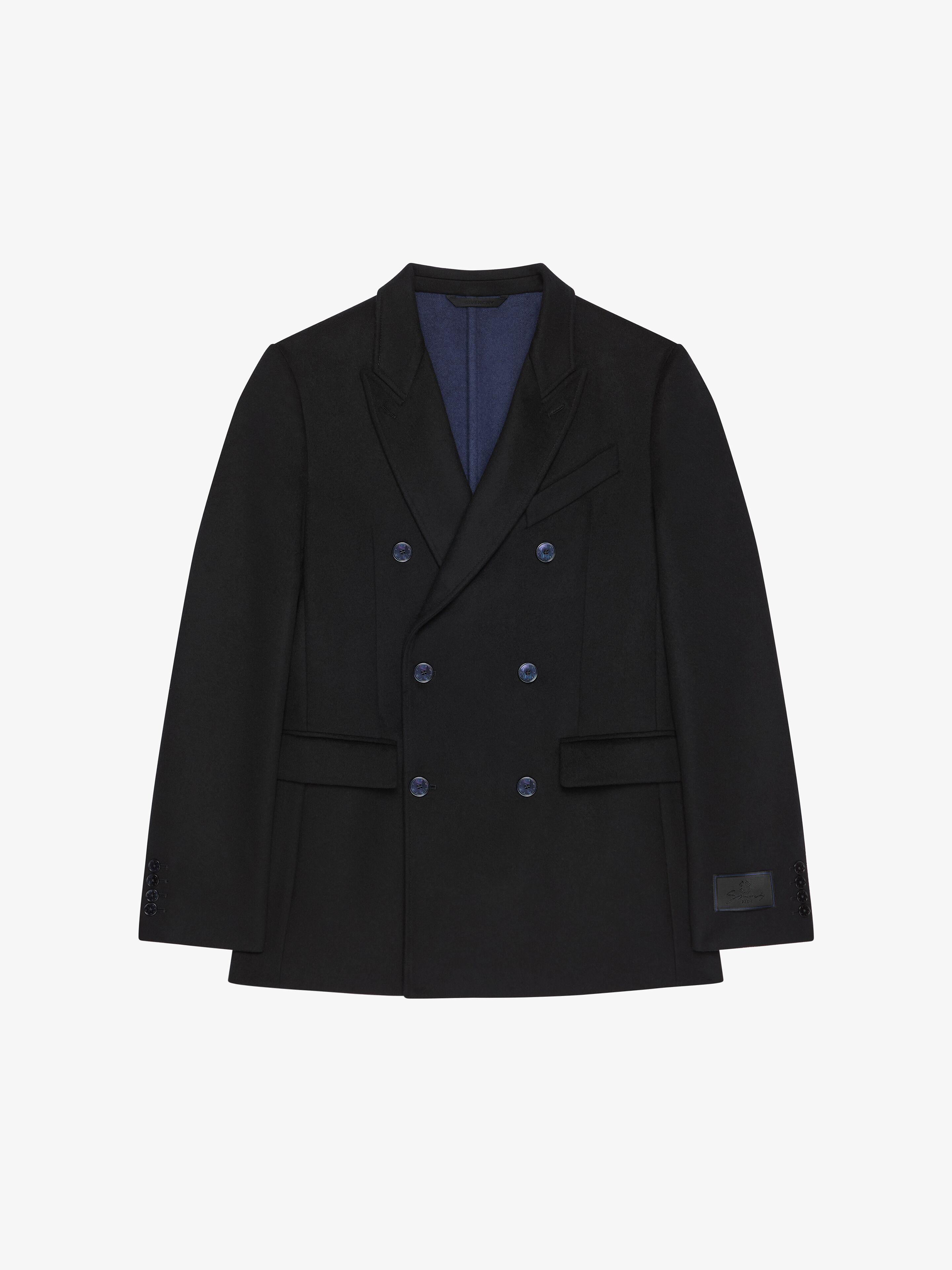 Givenchy Jacket In Double Face Wool