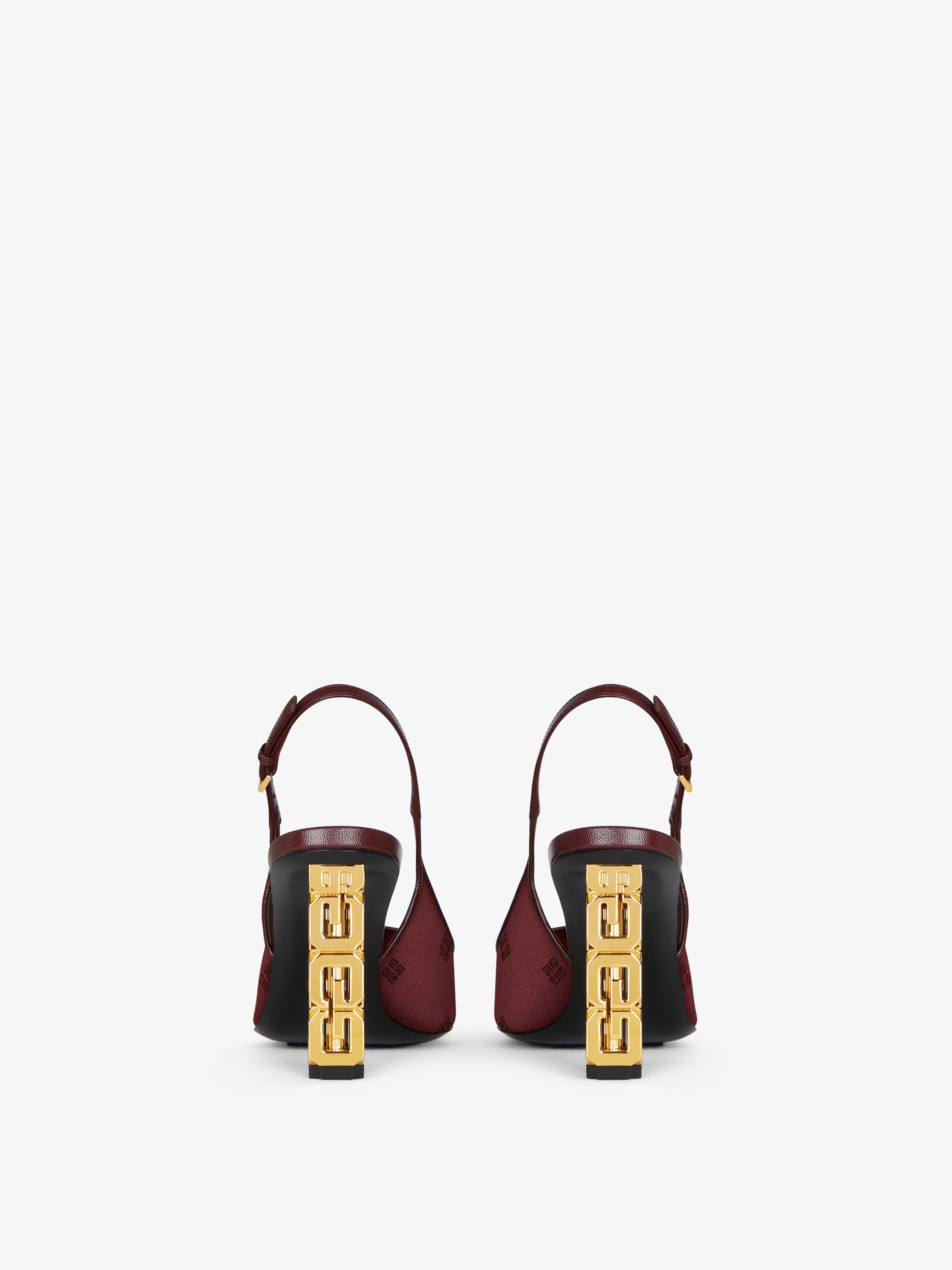 G Cube slingbacks in 4G mesh | Givenchy CA | Givenchy