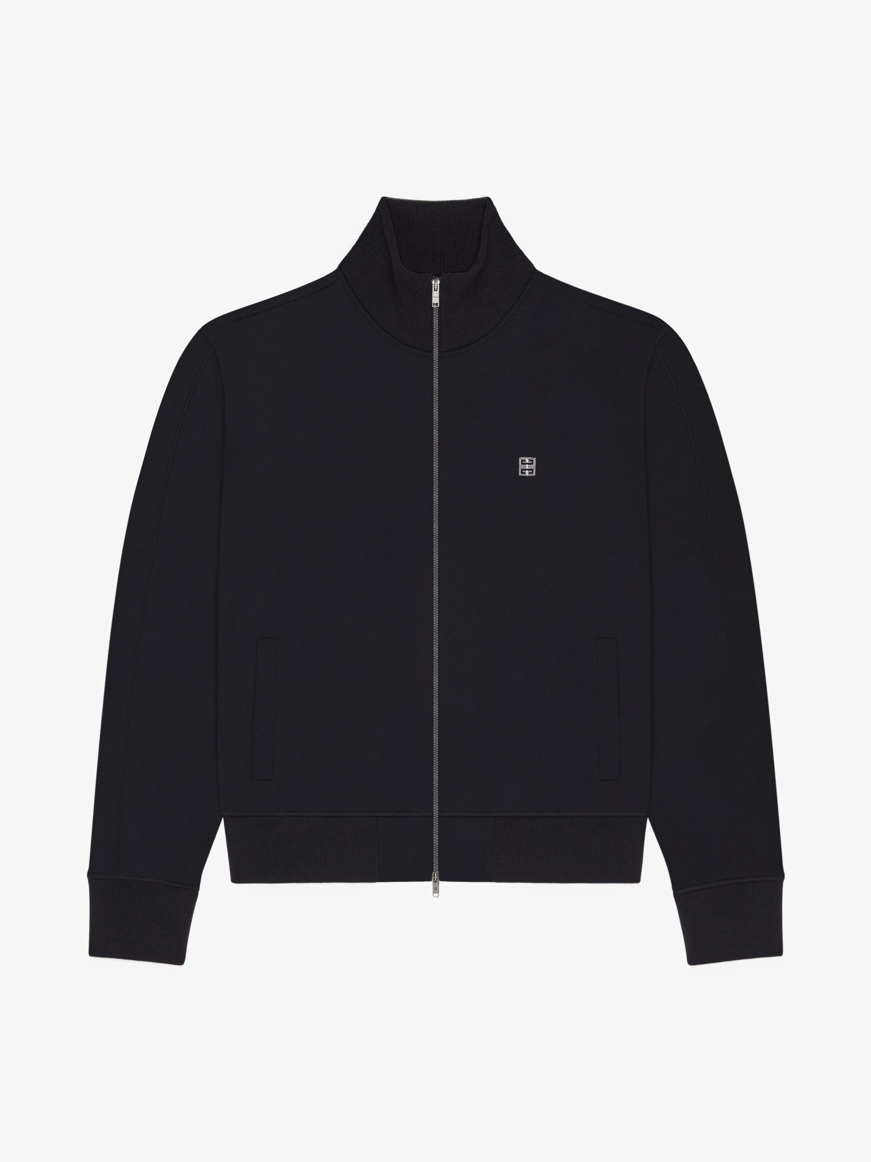 Givenchy - Veste De Jogging En Molleton À Détail 4G - Noir - pour Homme - Taille : XS