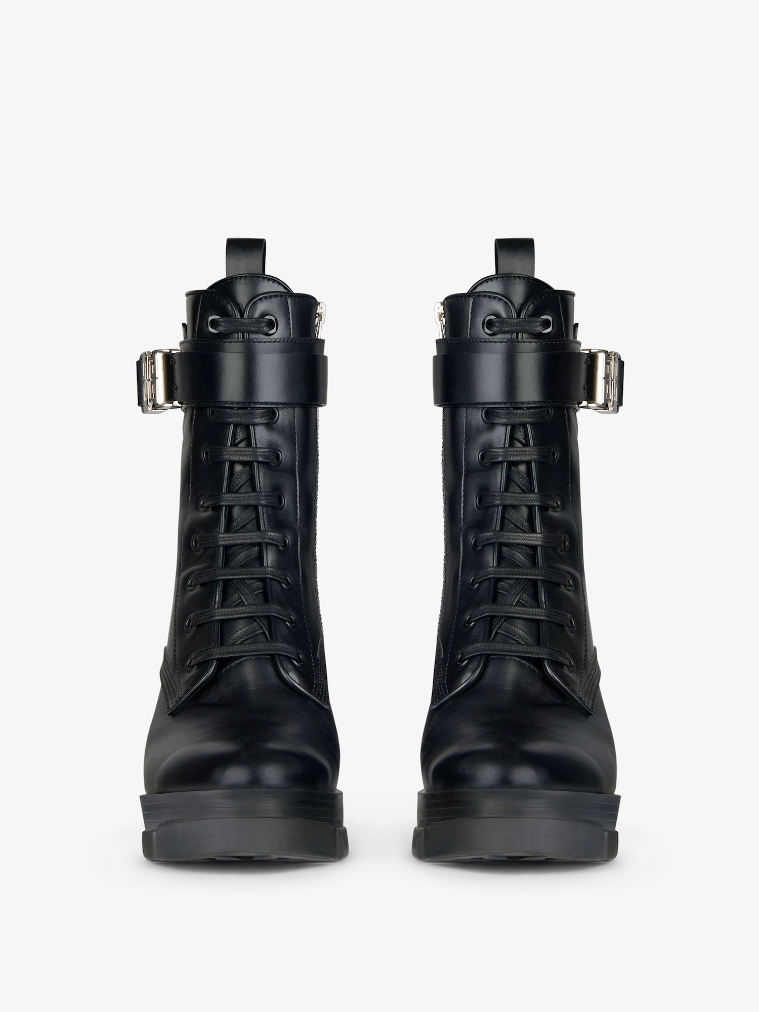 Terra boots in leather with 4G buckle | Givenchy ASI