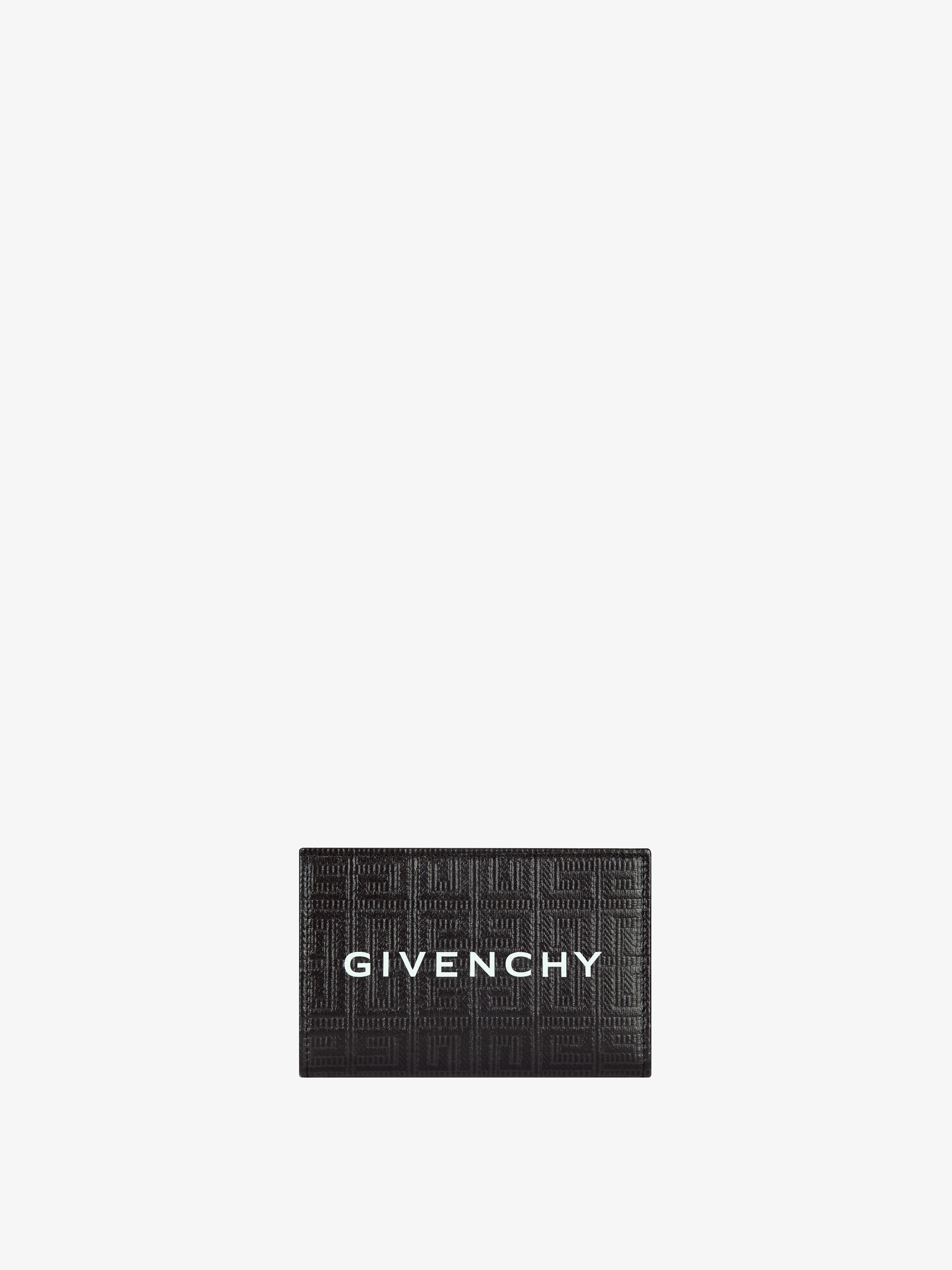 Givenchy - Giv Cut Bifold Wallet In 4G Coated Canvas And Leather