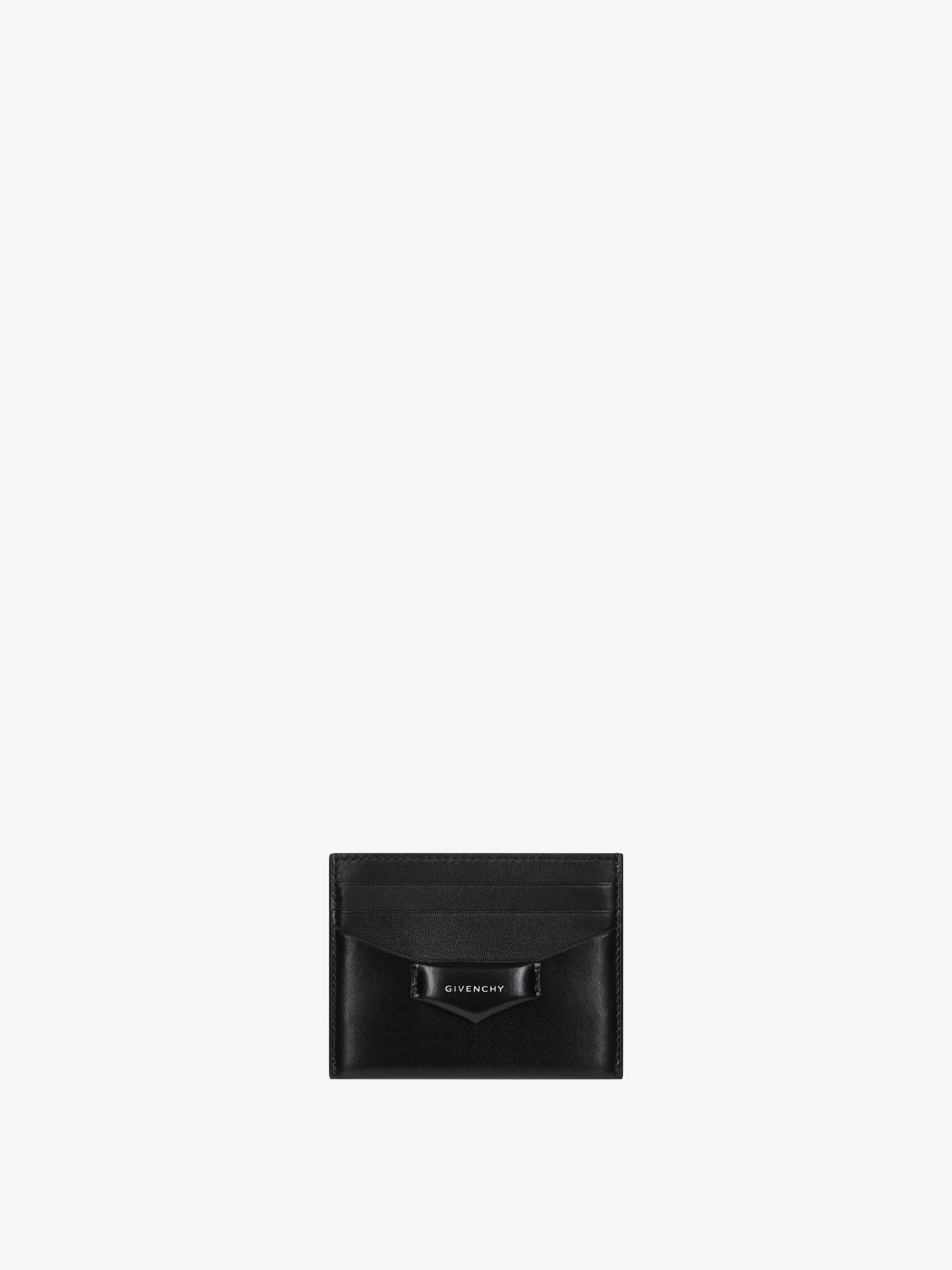 Givenchy Antigona Card Holder In Box Leather In Multicolor