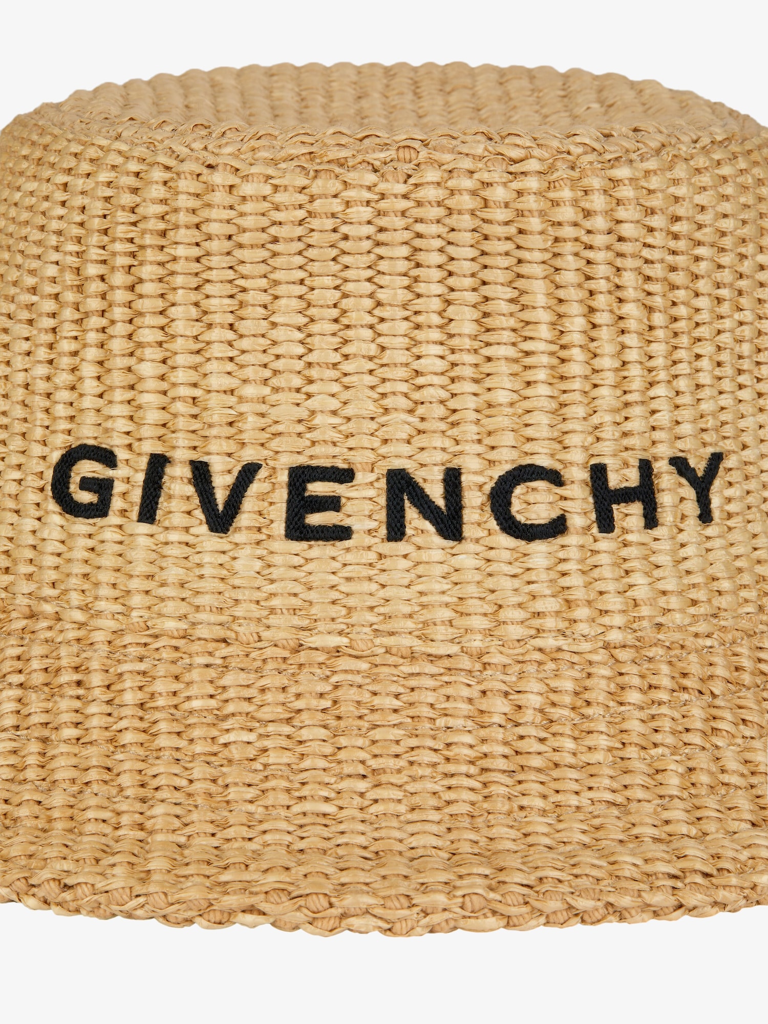 GIVENCHY bucket hat in raffia | Givenchy ASI | Givenchy