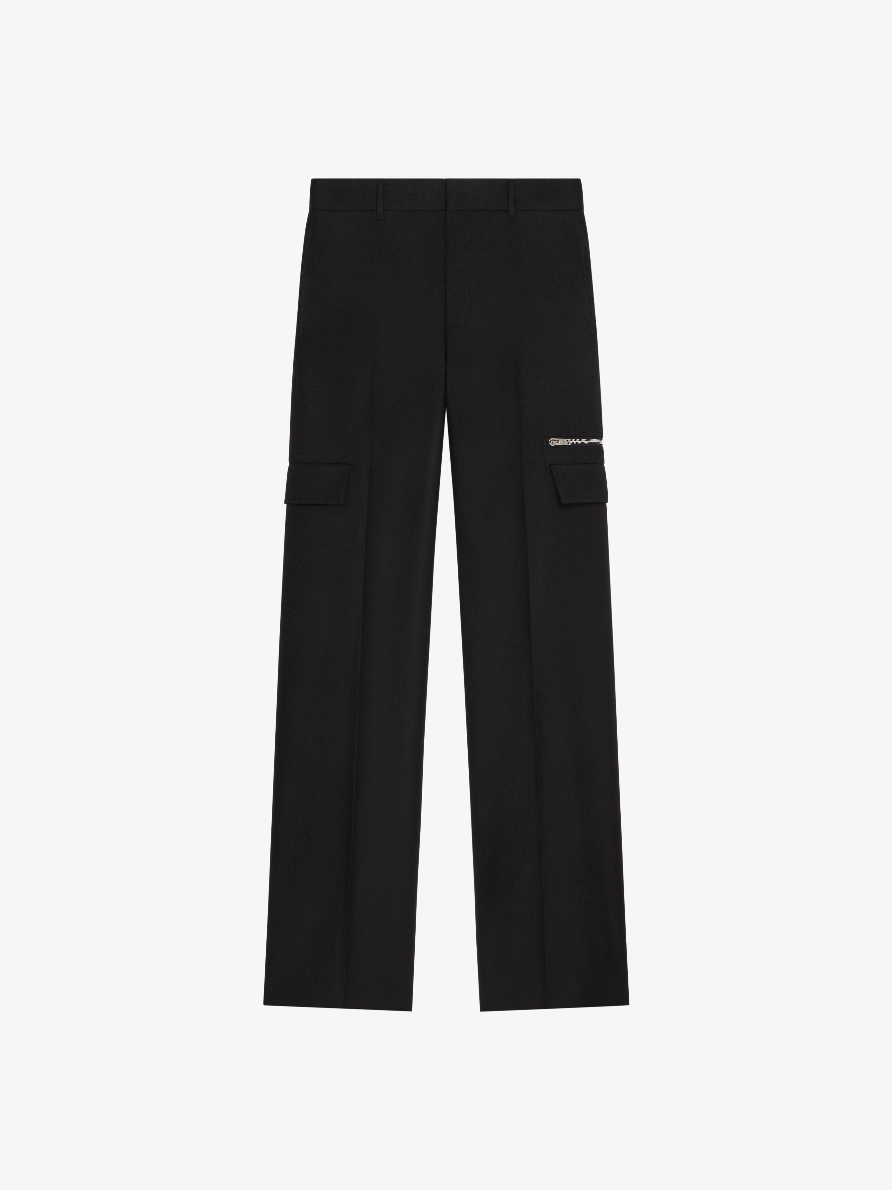 Shop Givenchy Multi-pocket Tailored Pants In Wool