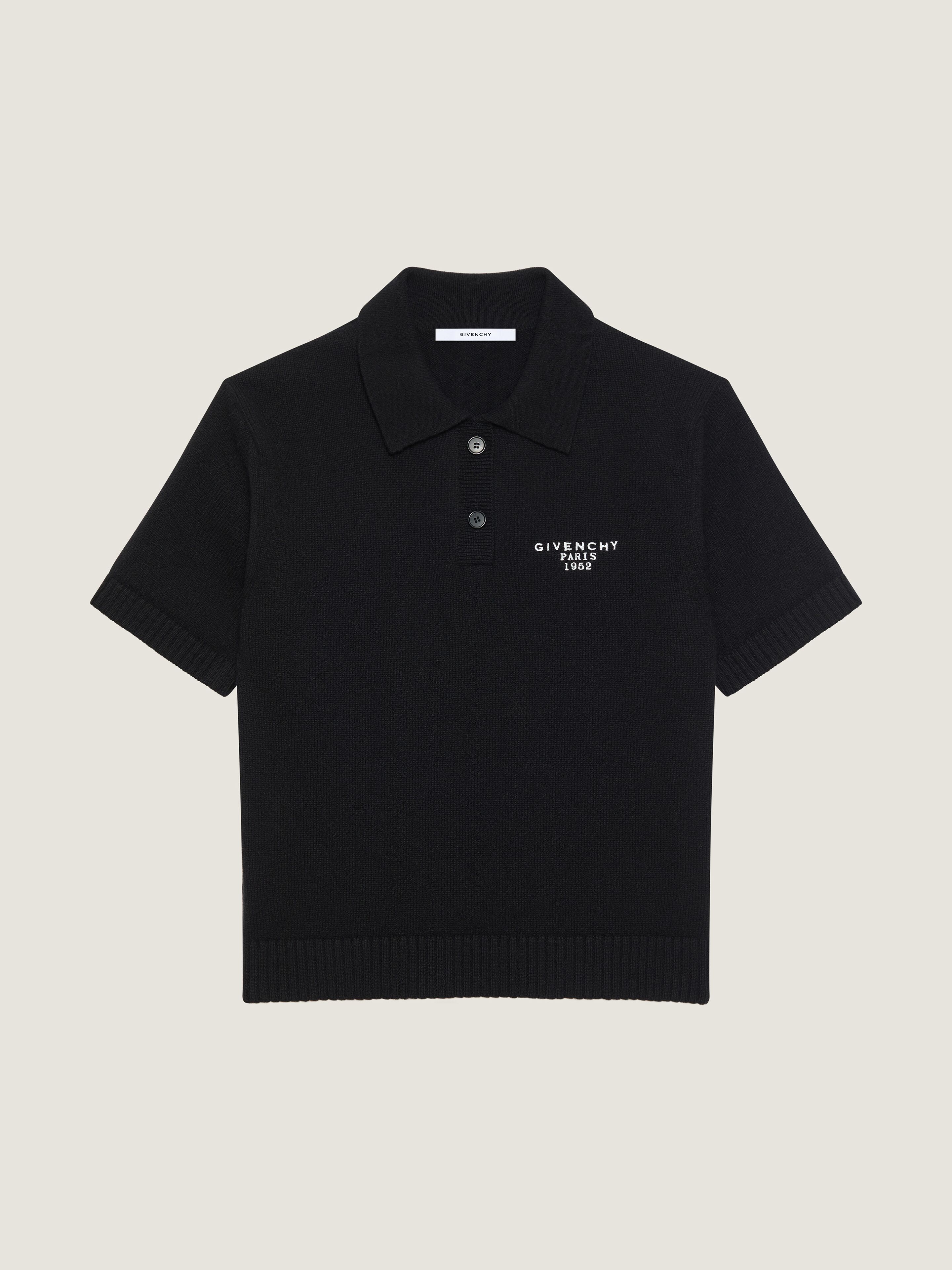 Polo top in wool and cashmere | Givenchy US | Givenchy