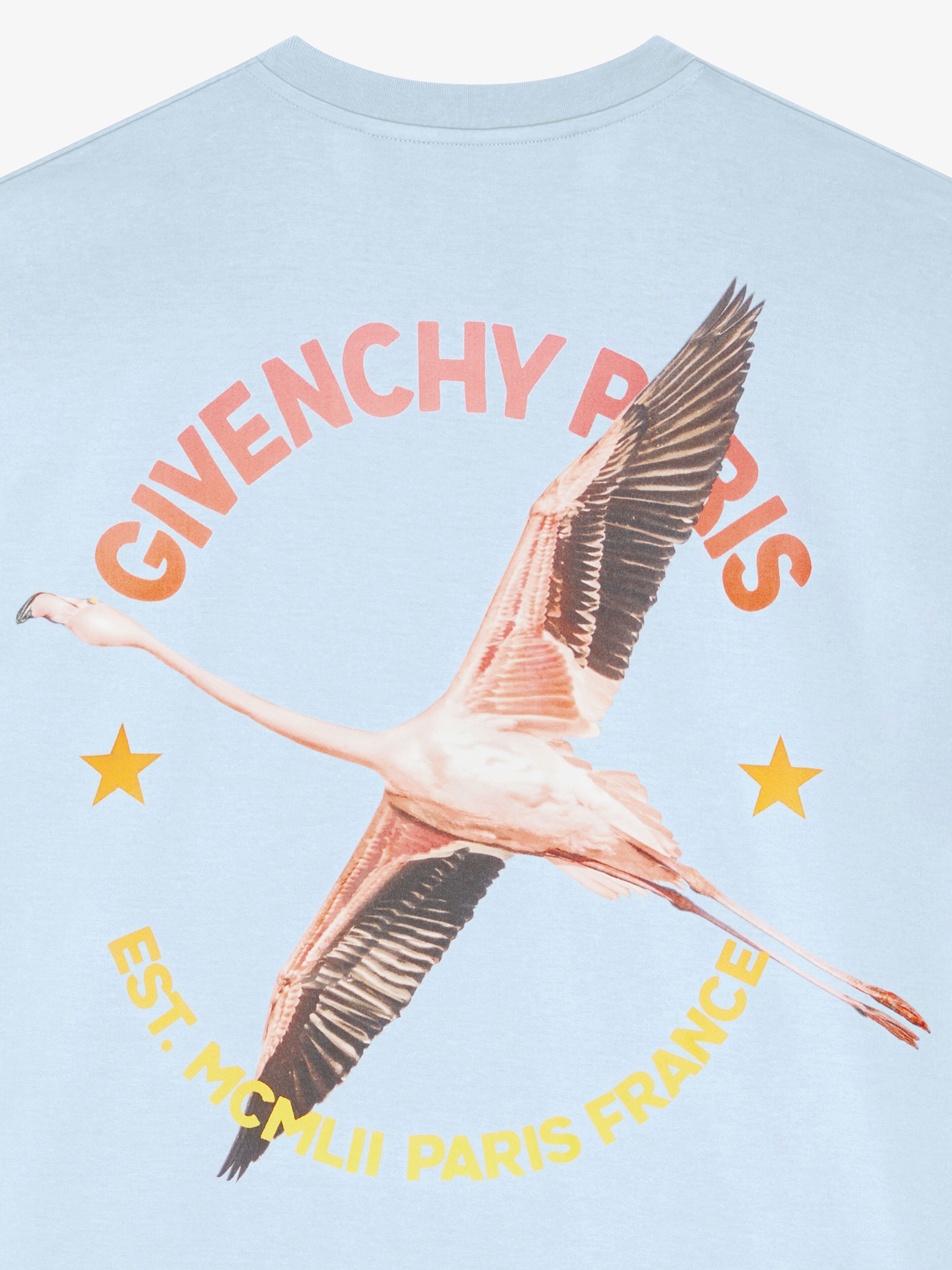 【関税込み】Givenchy ピンク Flamingo Tシャツ T-shirt in cotton with GIVENCHY Flamingo print | Givenchy CA