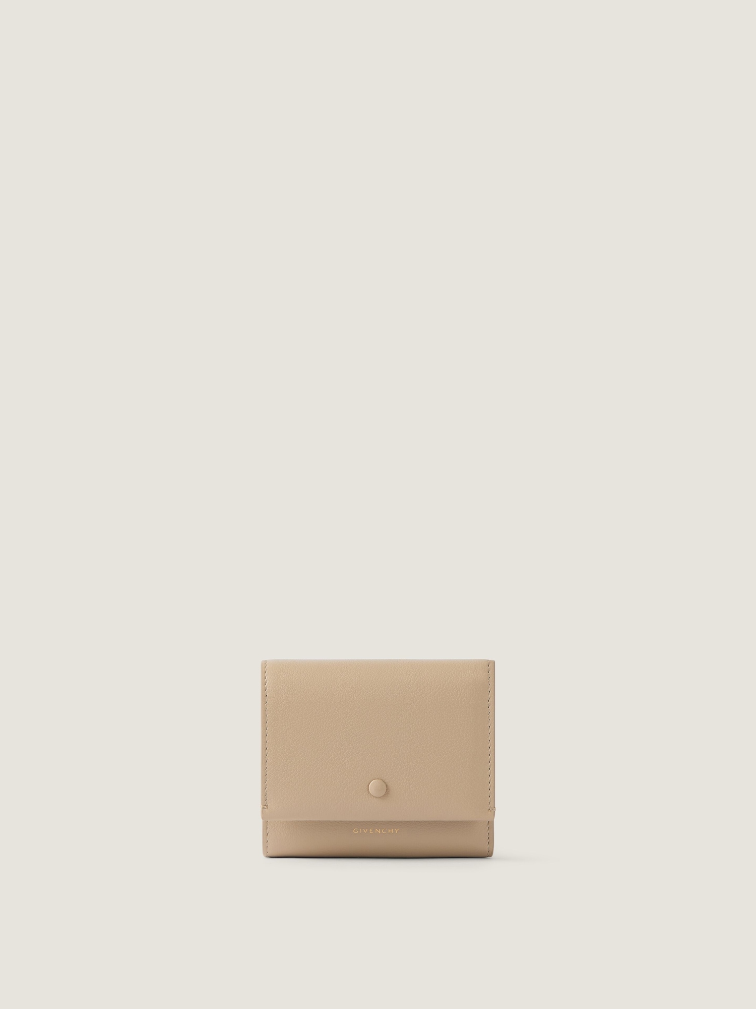 Day wallet in grained leather