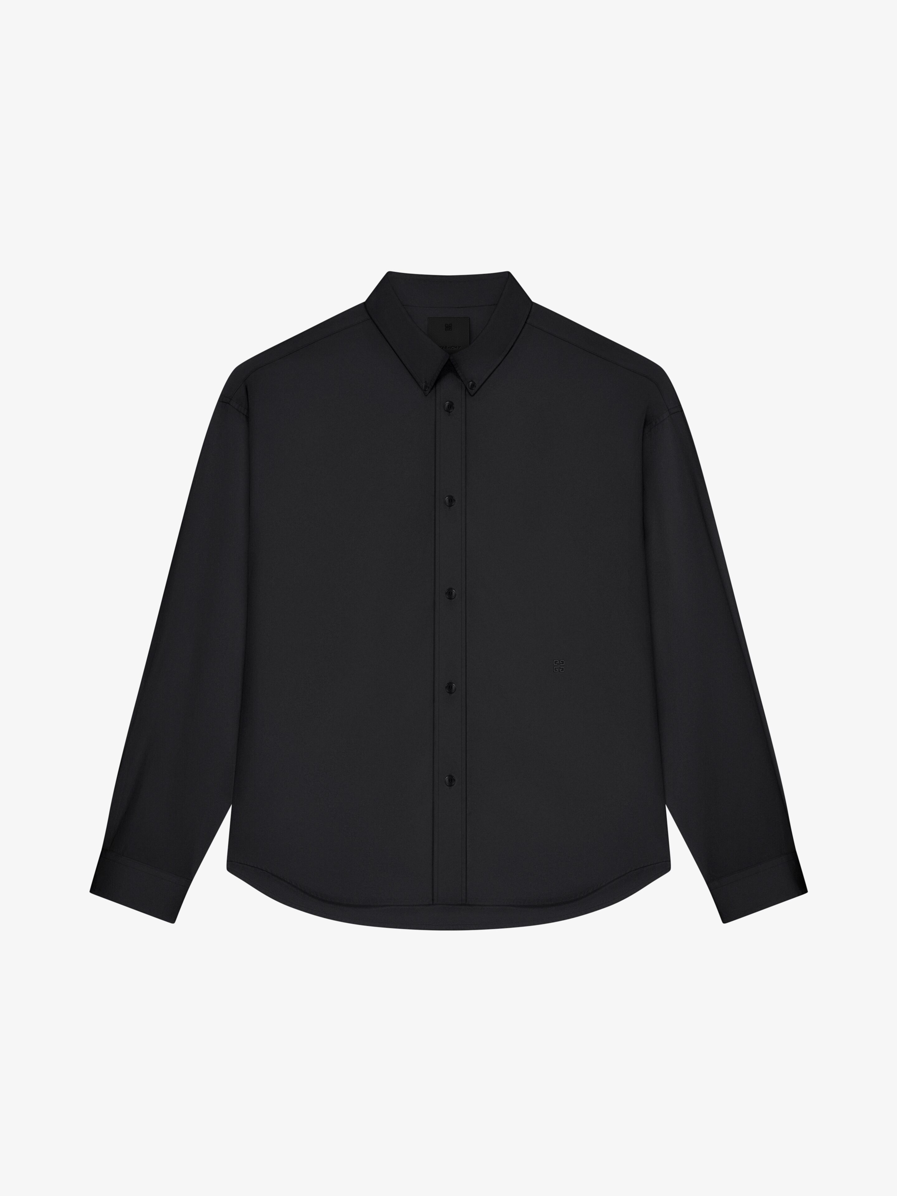 Givenchy - For Men - Shirt In Poplin - Black - For Men - Size: 43