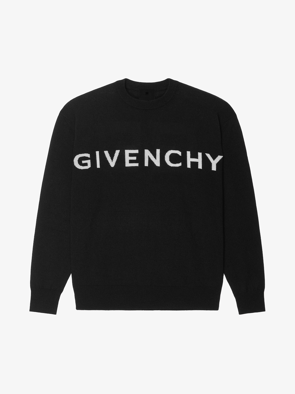 GIVENCHY 4G sweater in cashmere - black/white | Givenchy US