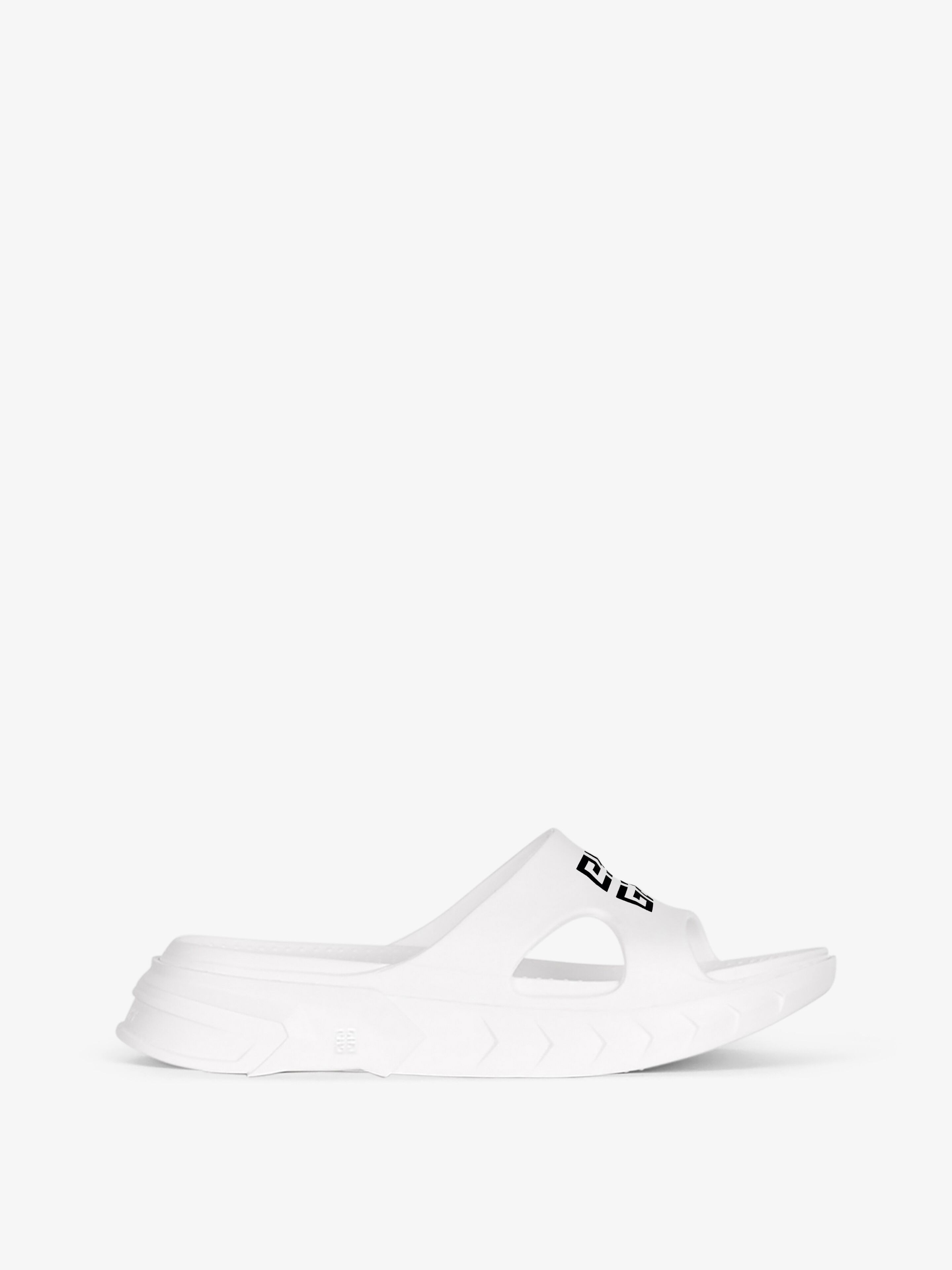 Shop Givenchy Marshmallow Sandals In Rubber In White