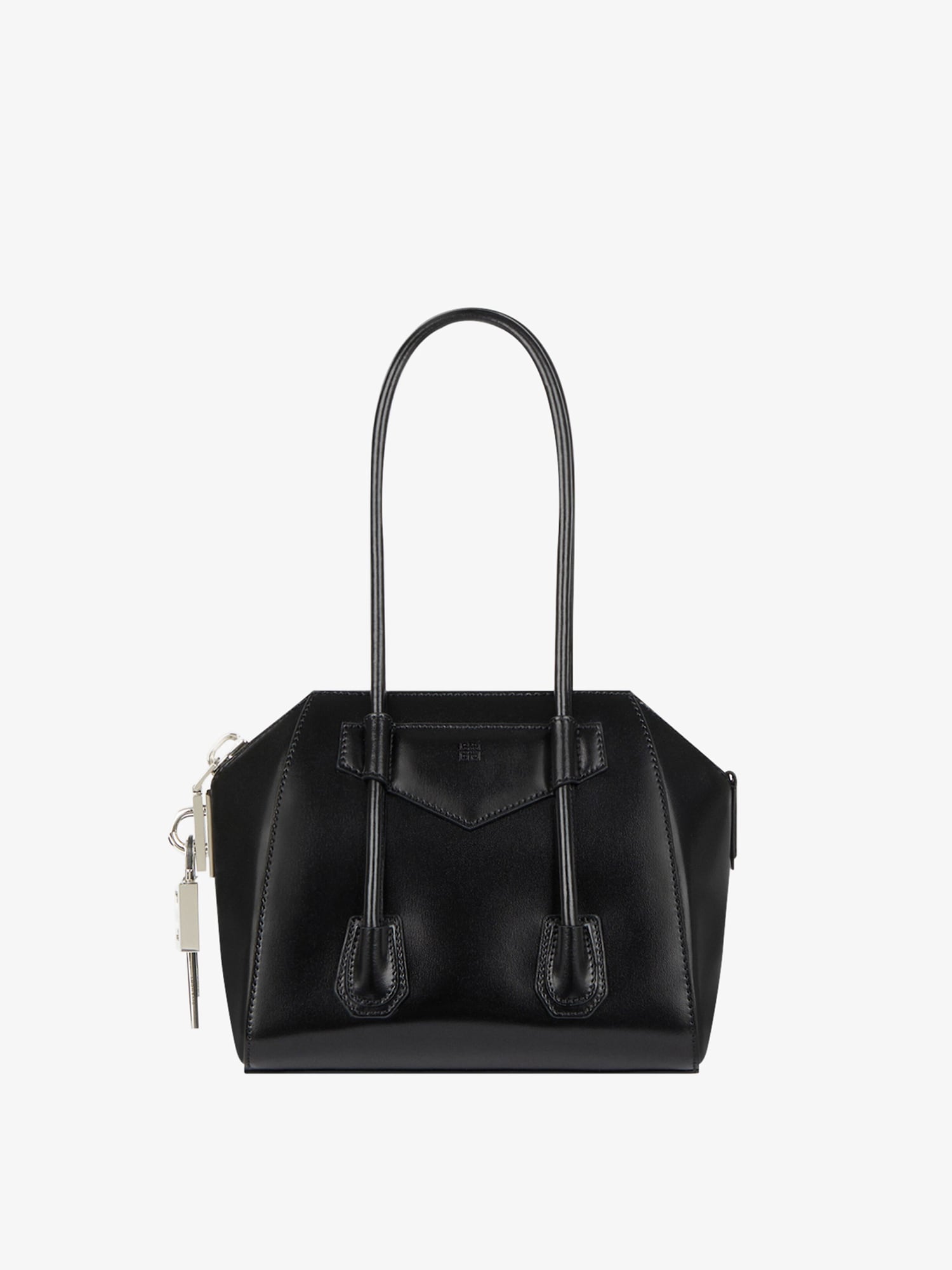 Mini Antigona Lock bag in box leather | GIVENCHY Paris