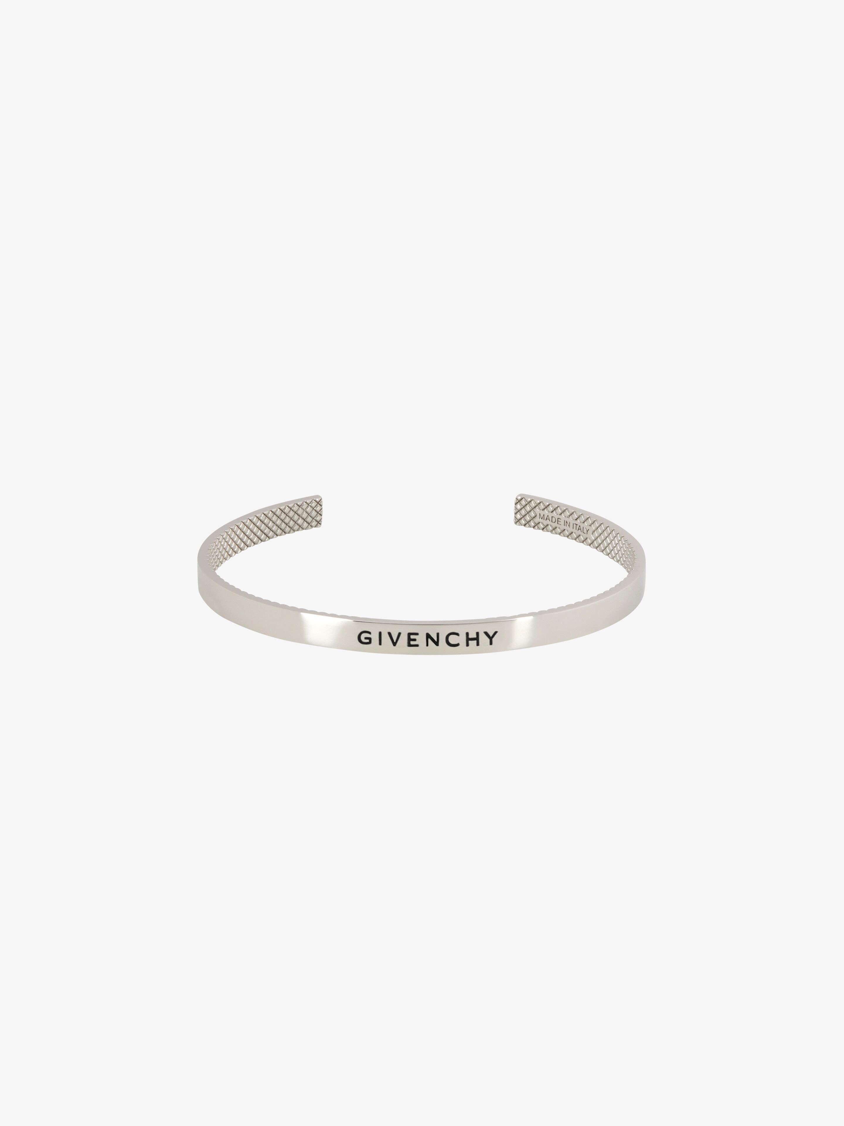 GIVENCHY GIVENCHY CUFF BRACELET IN SILVER METAL