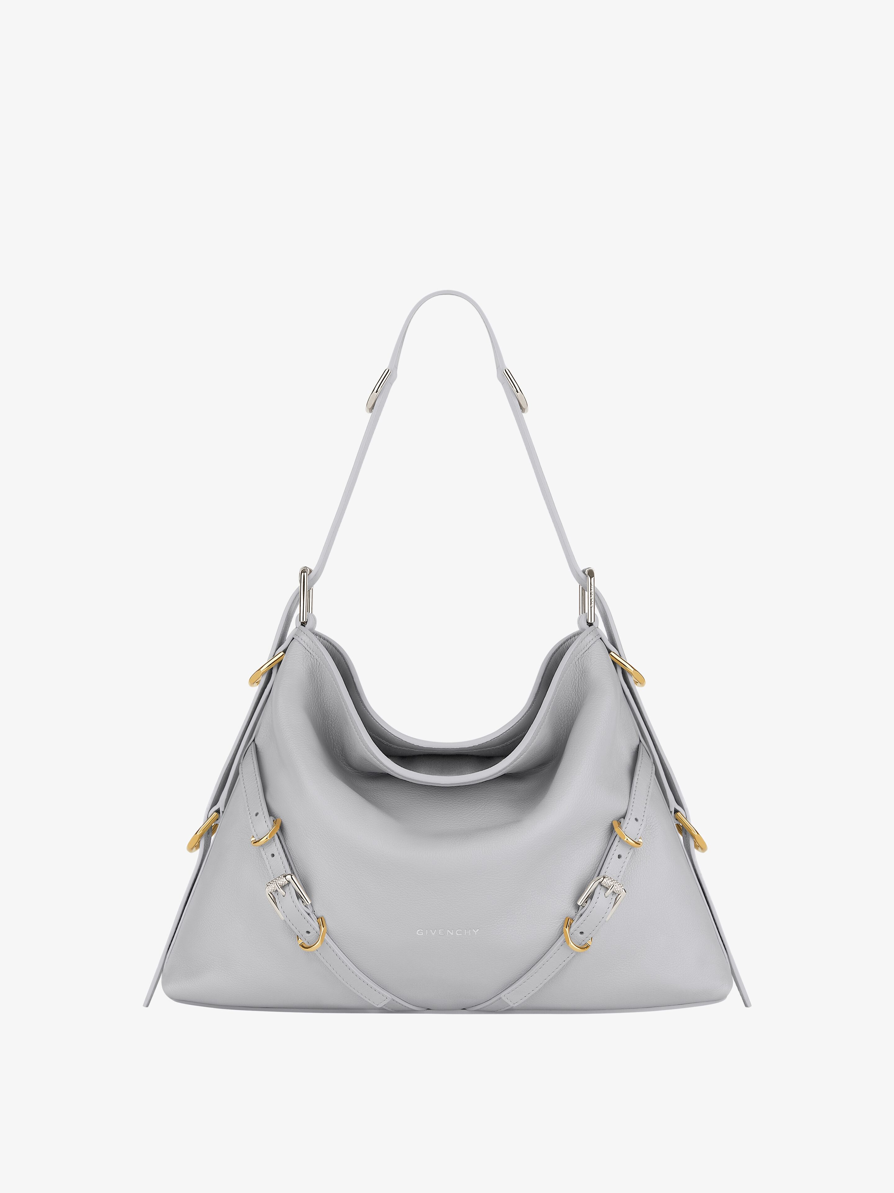 Shop Givenchy Medium Voyou Bag In Leather In Multicolor
