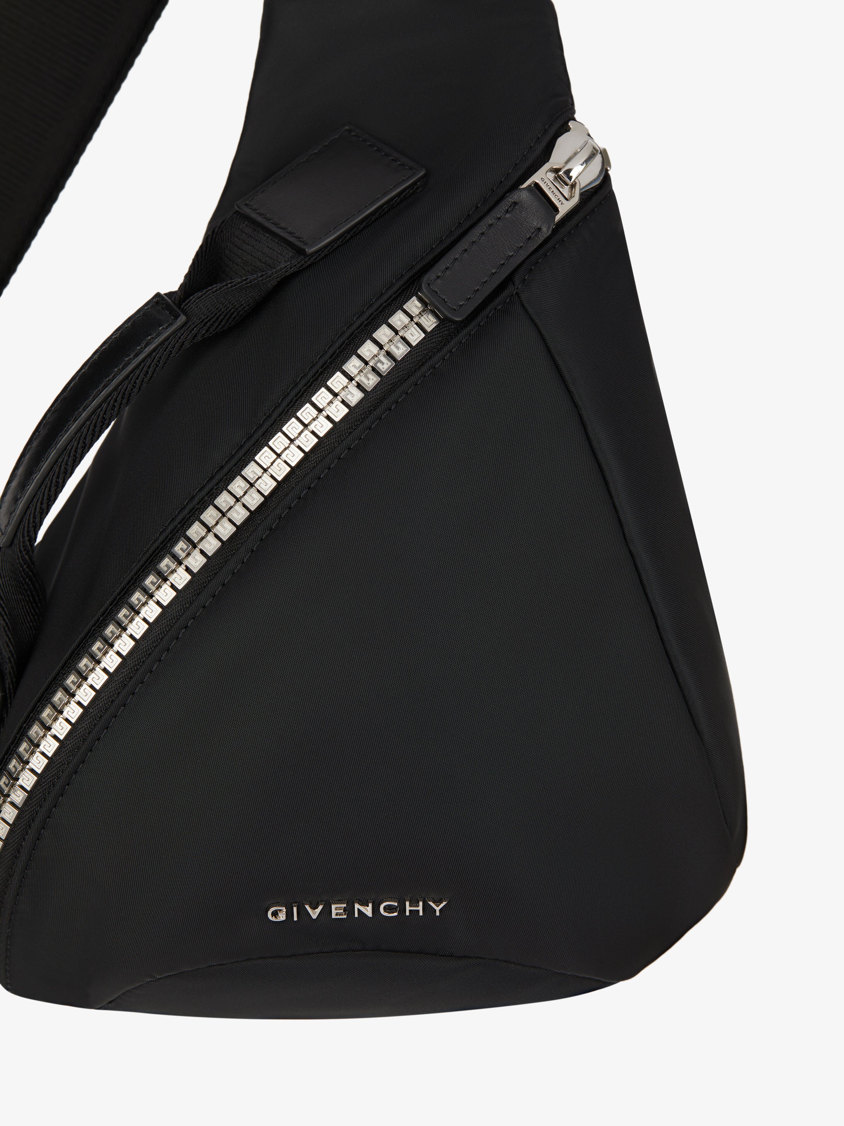 Small G Zip Triangle bag in nylon Givenchy CA Givenchy