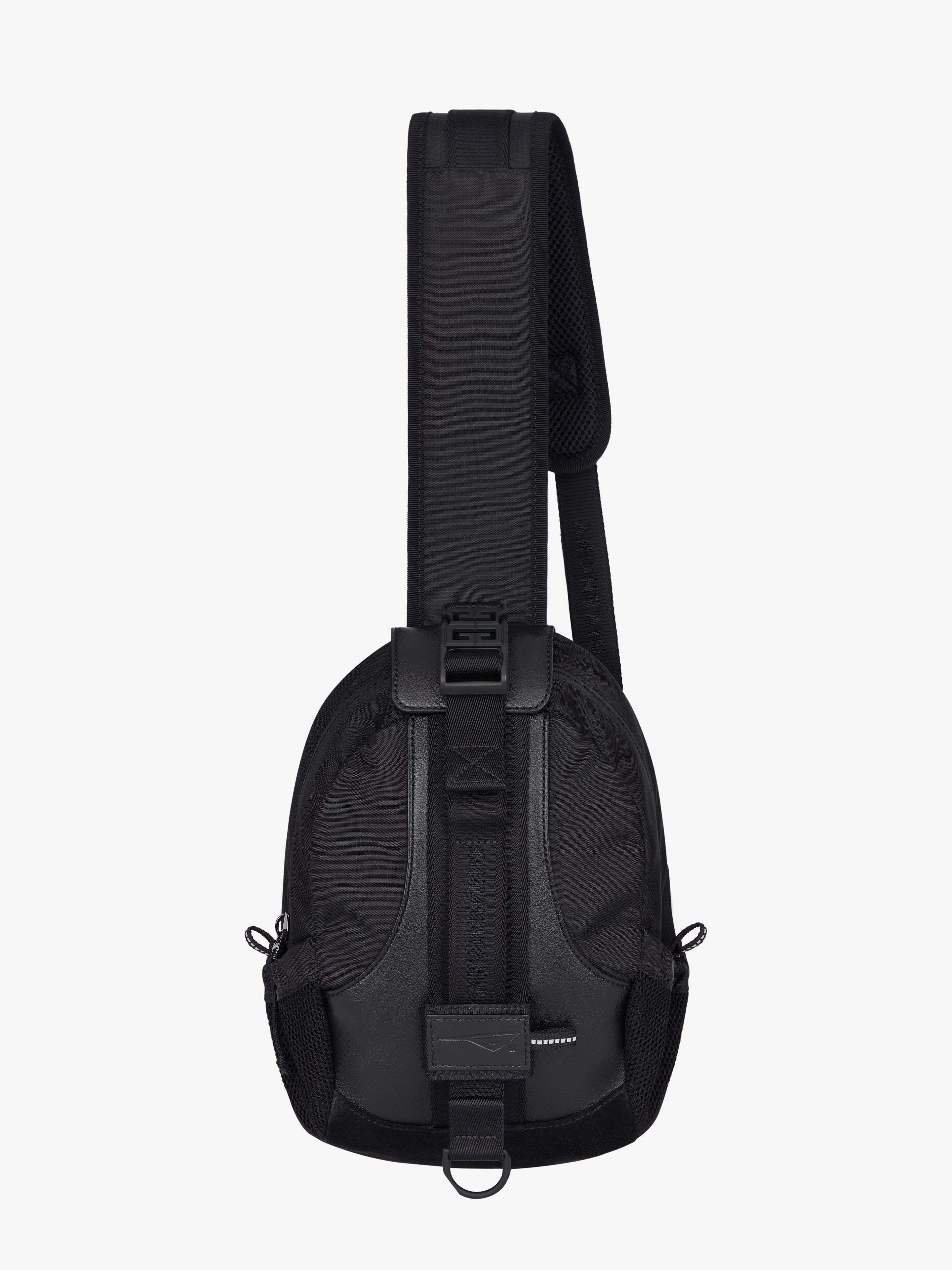 Shop Givenchy G-trail Bag In Nylon And Leather In Multicolor