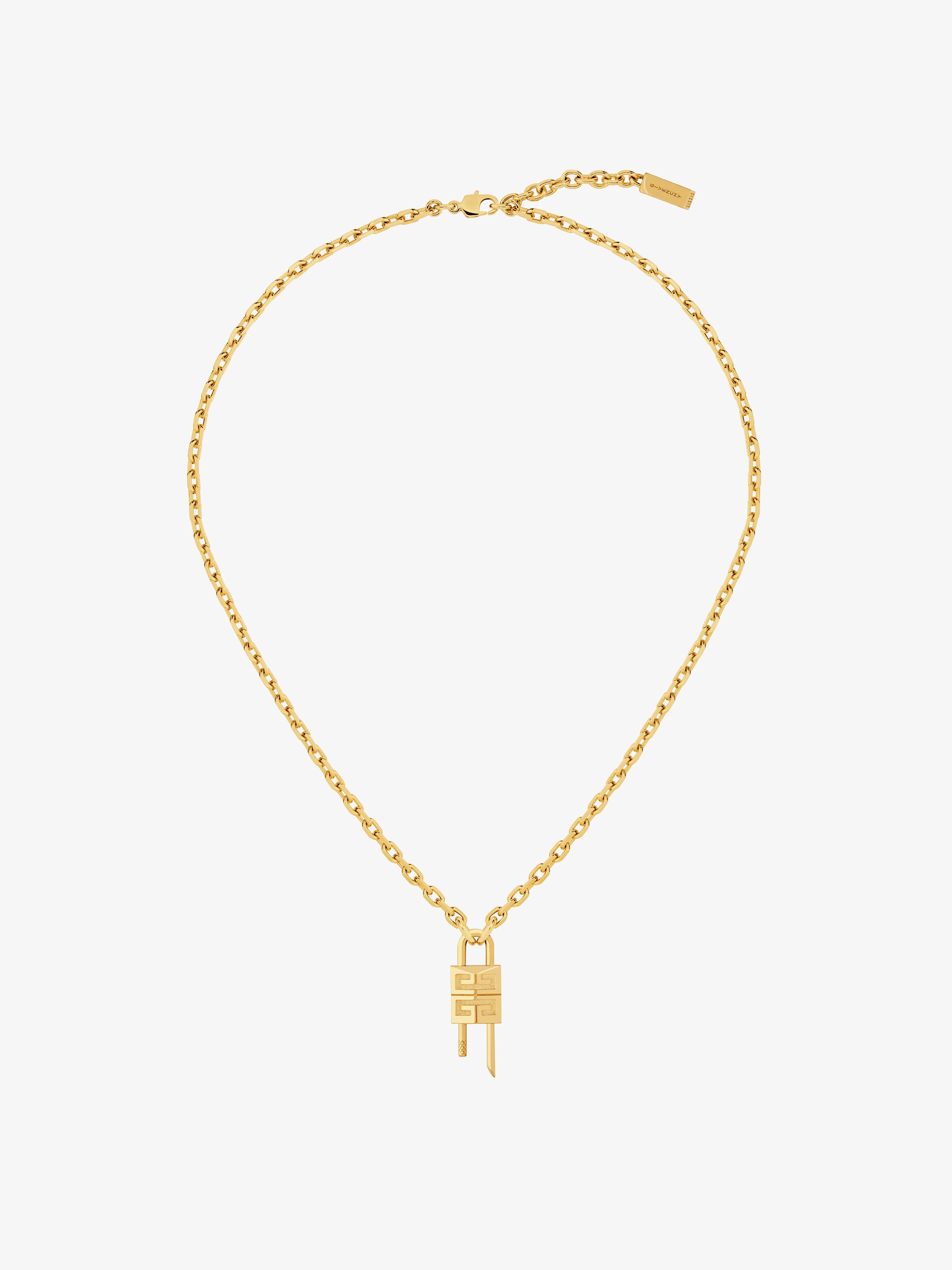 Givenchy - Collier Lock Mini En Métal - pour Femme