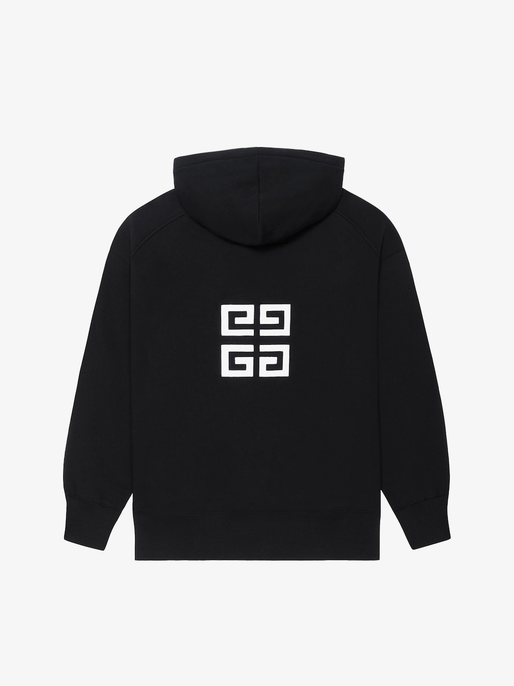 GIVENCHY 4G slim fit hoodie in fleece - black | Givenchy