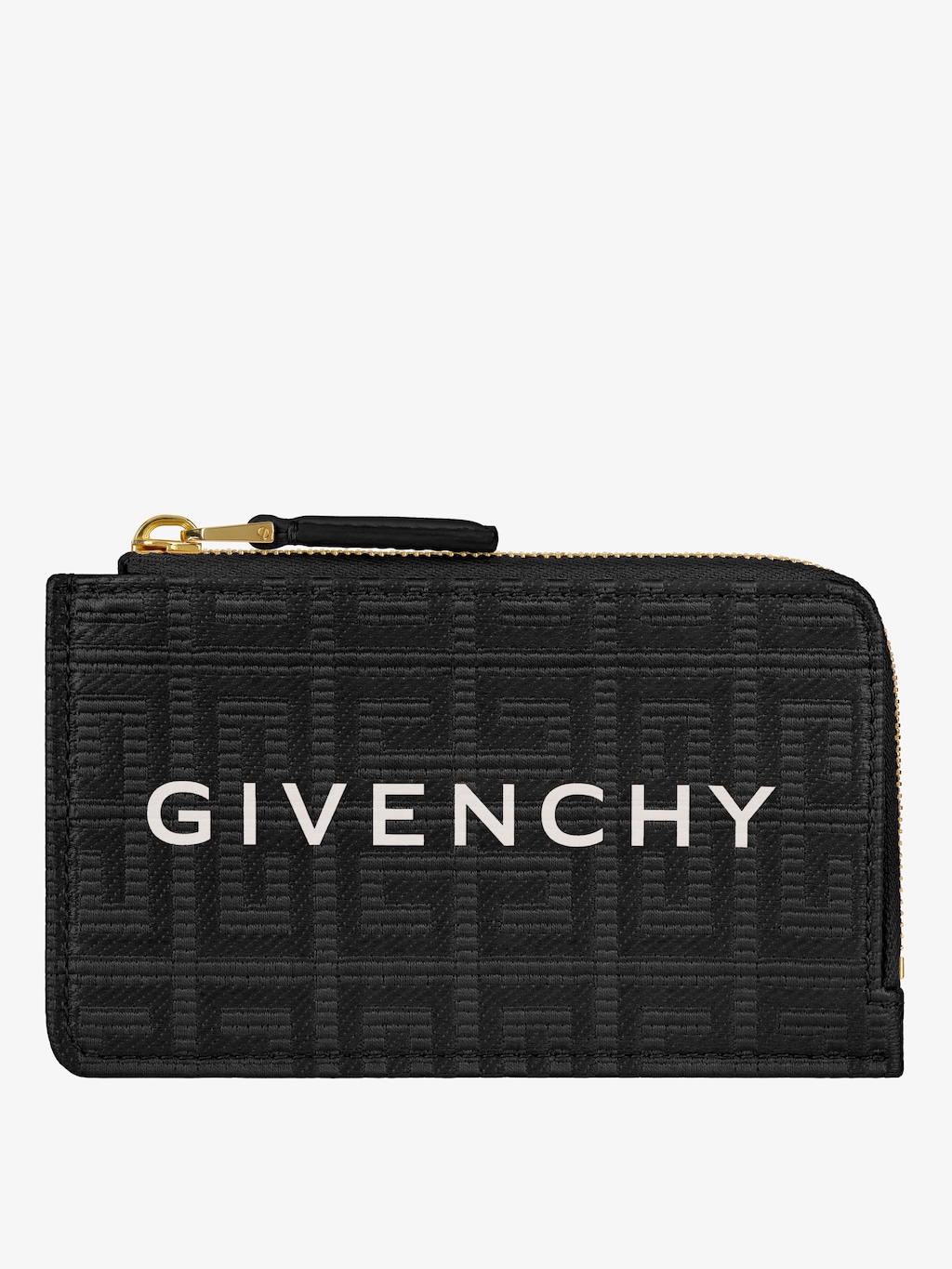 Giv Cut cardholder in 4G coated canvas and leather | Givenchy NAL