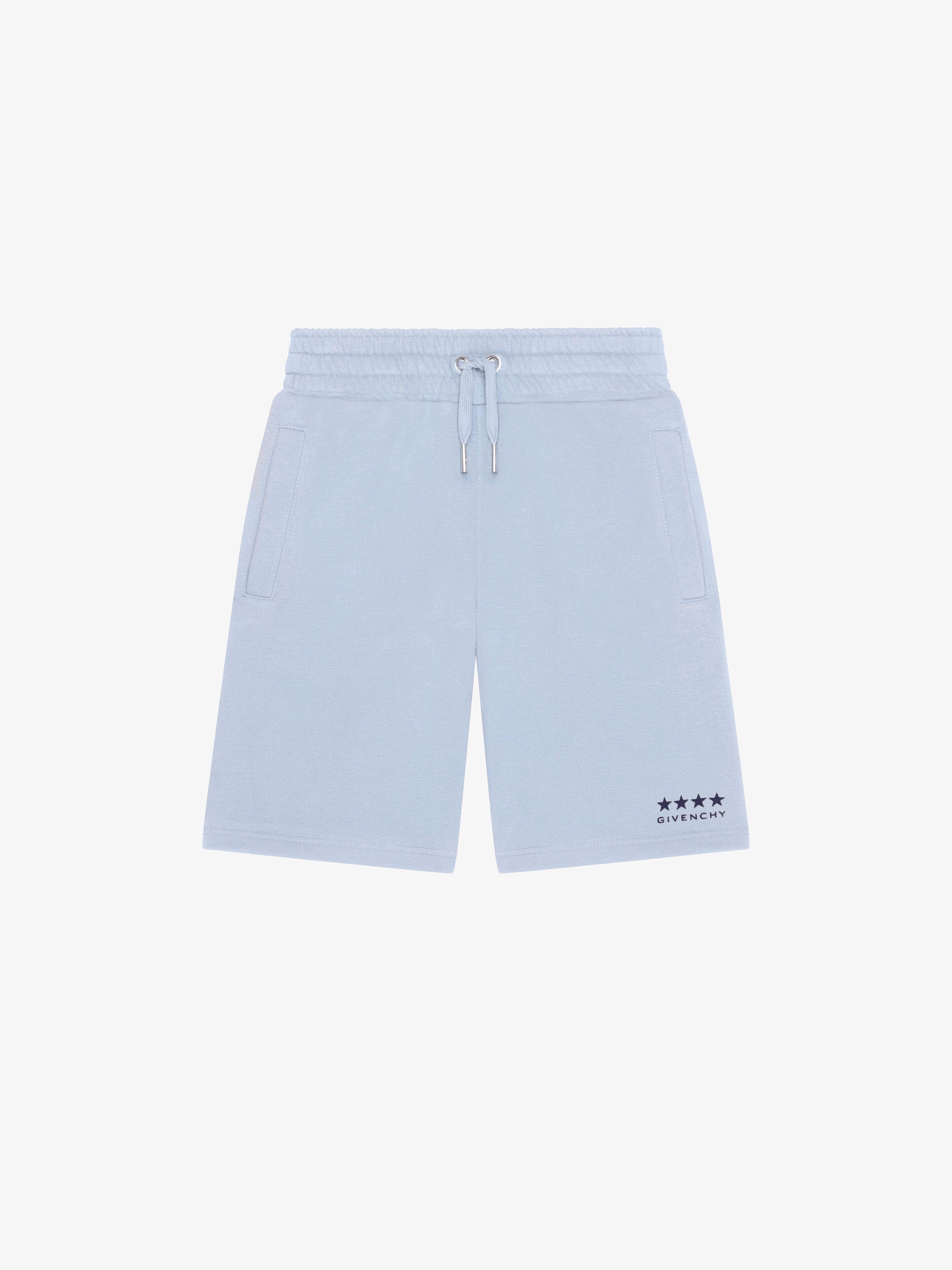 Givenchy - Bermuda 4G En Molleton - Bleu - Unisex - Taille : 6A