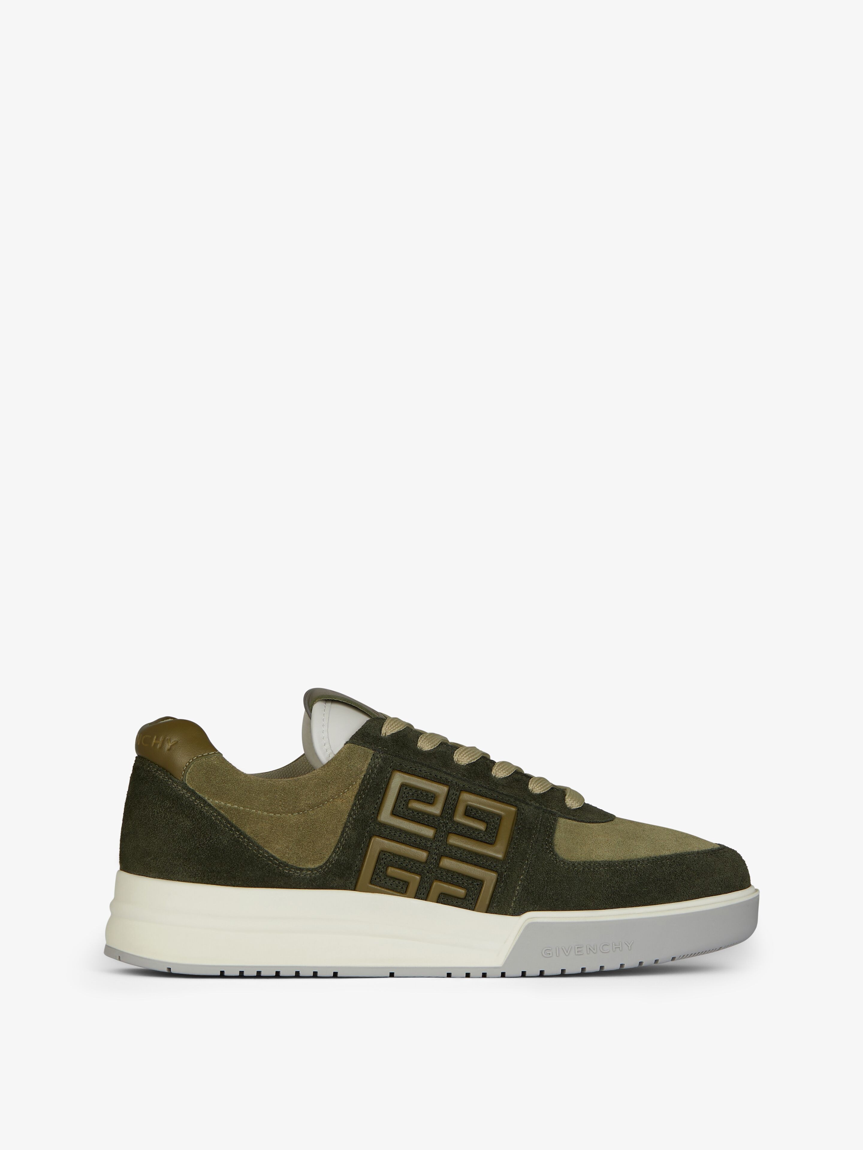 Shop Givenchy G4 Sneakers In Suede In Multicolor