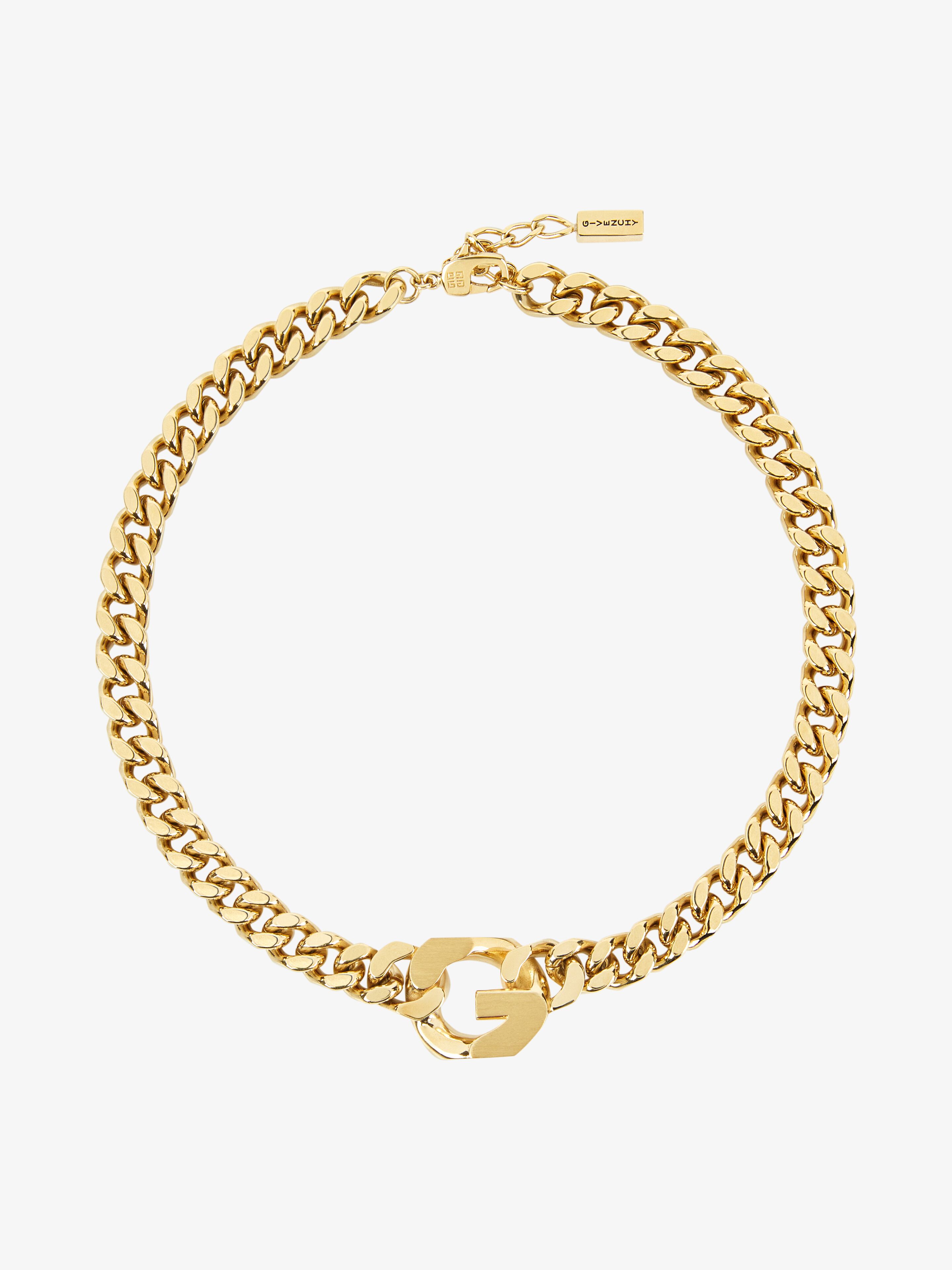 Shop Givenchy G Chain Necklace In Metal In Multicolor