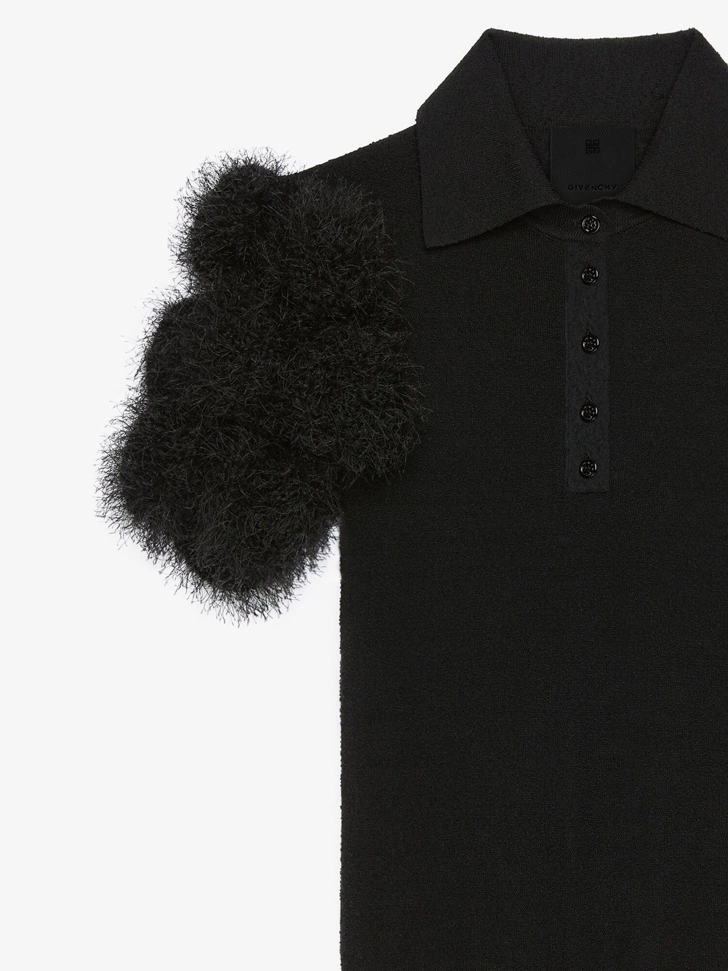 ポンポン スリムフィット ニット ポロ - ブラック | GIVENCHY JP