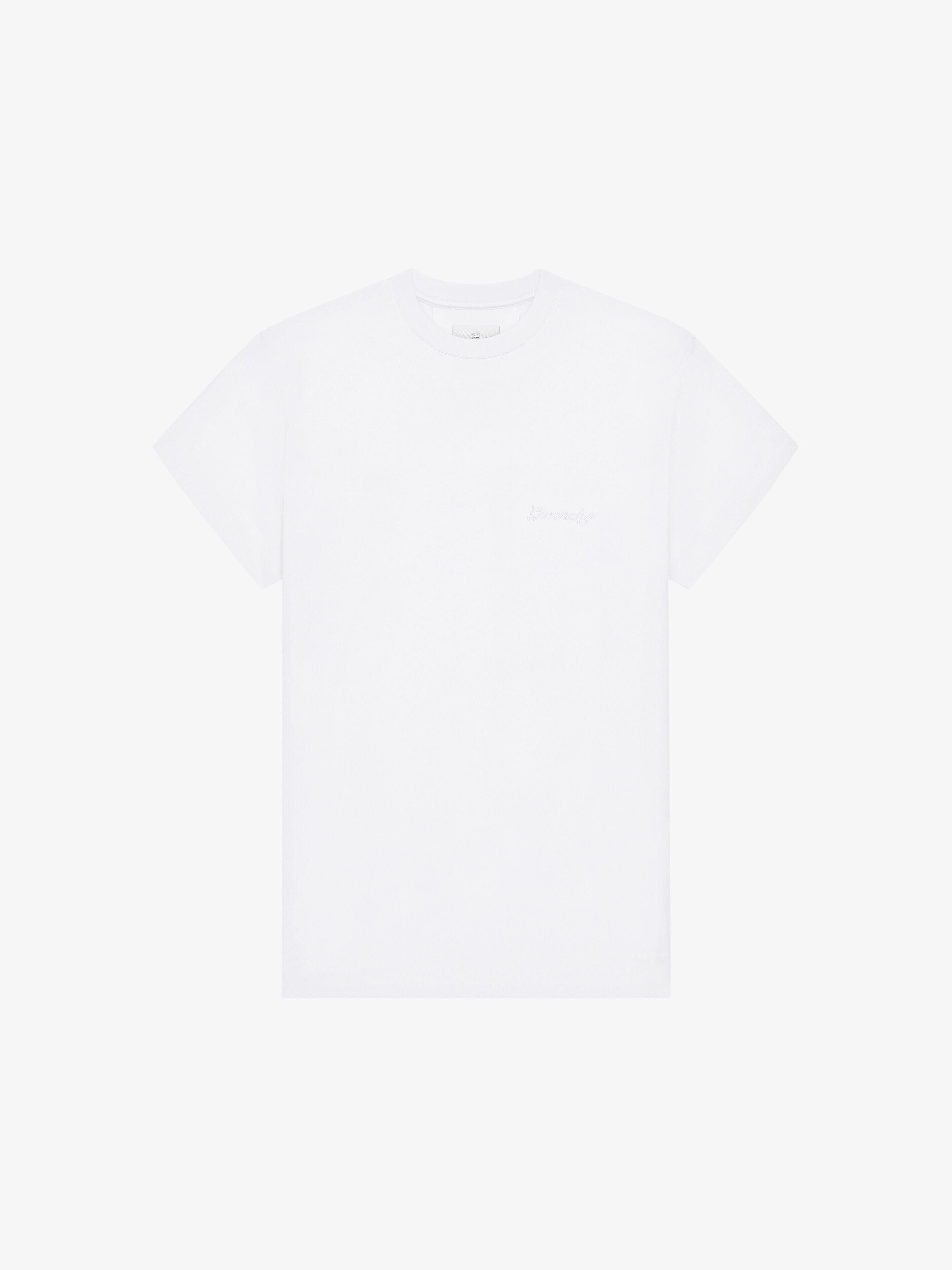 Shop Givenchy Slim Fit T-shirt In Cotton In White